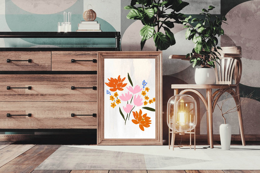 Spring Flowers Wall Art - beink online art store
