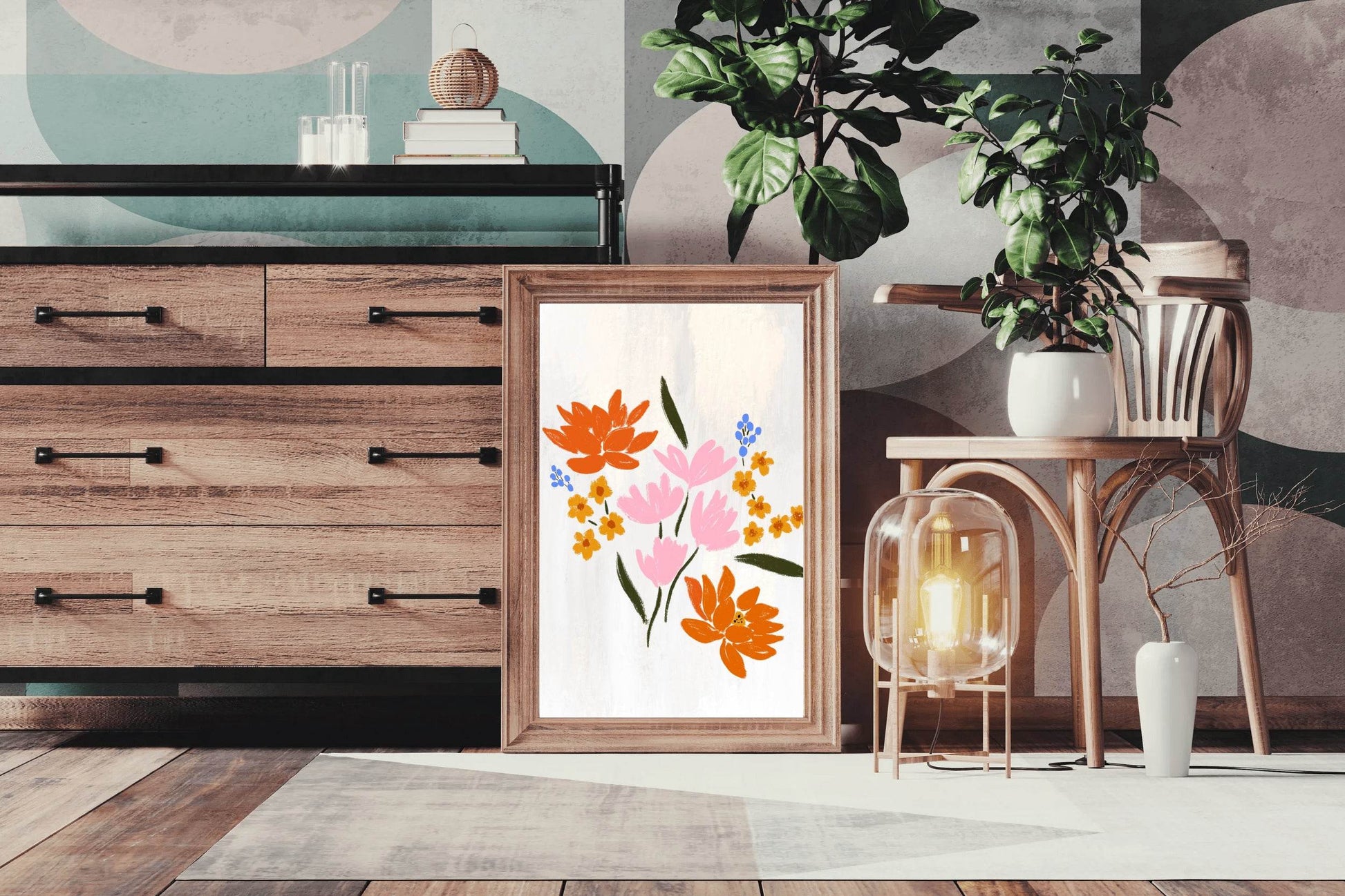 Spring Flowers Wall Art - beink online art store