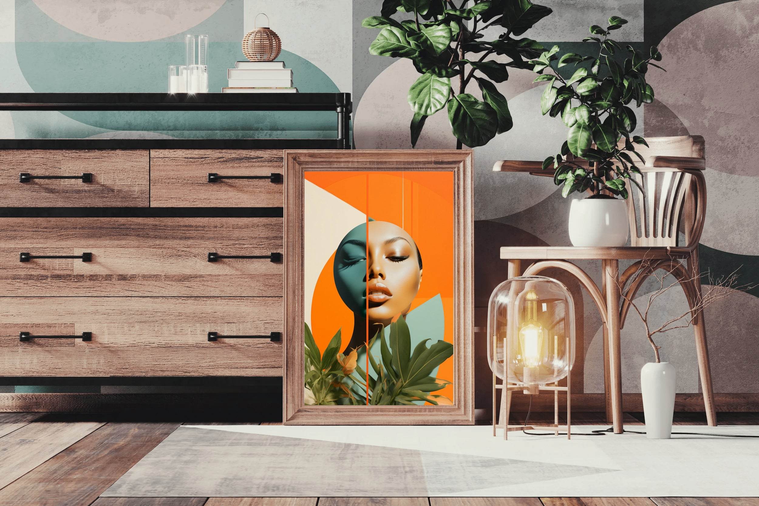 Feminine Poster Abstract Wall Art - beink online art store