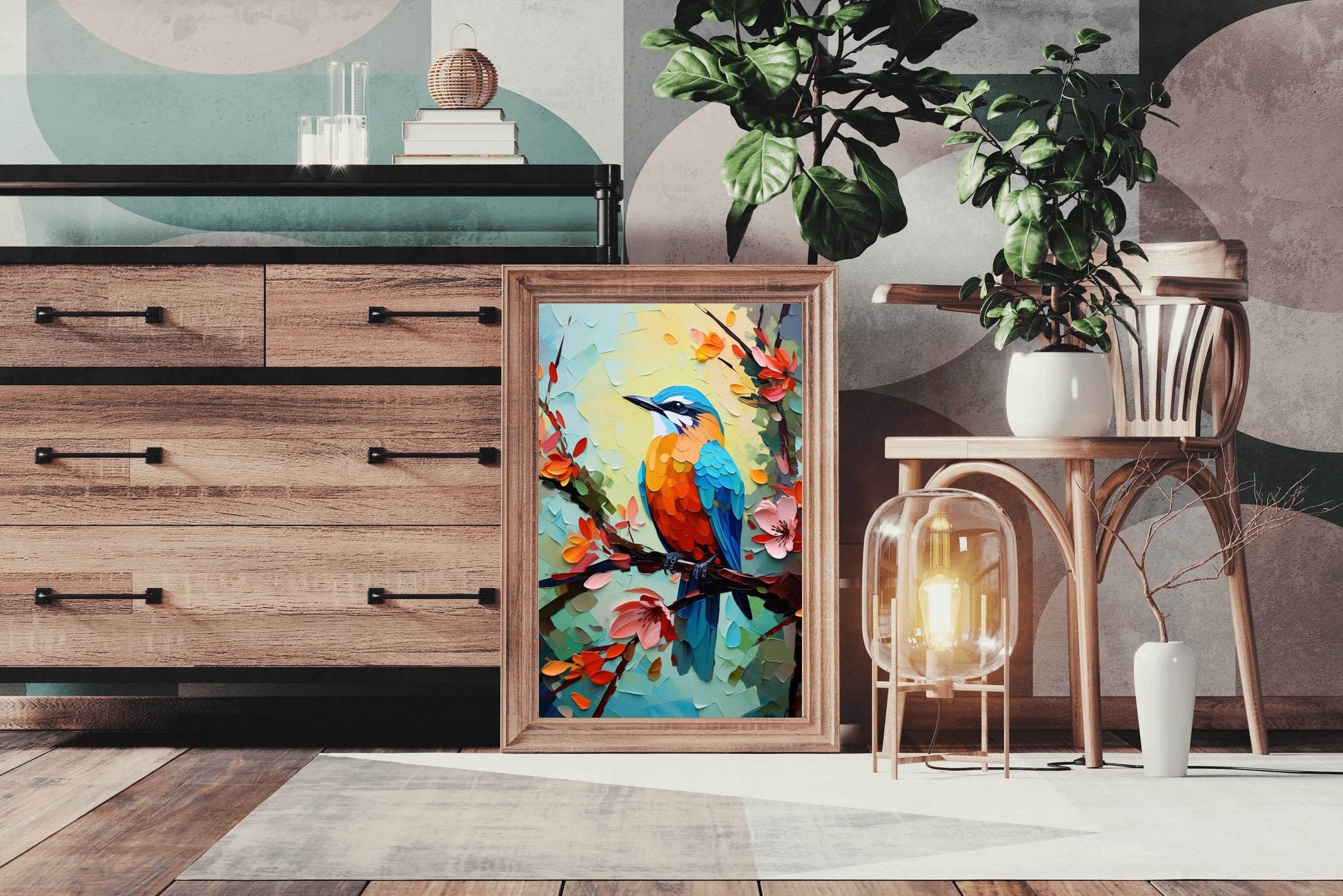 Bee Eater Bird Painting - beink online art store