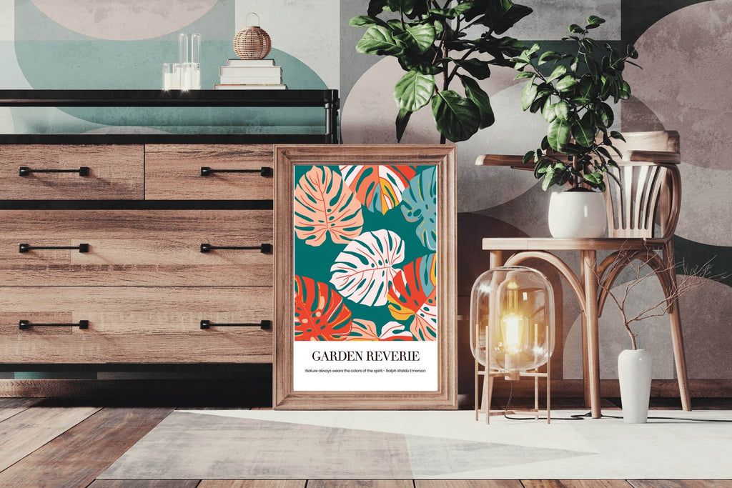 Tropical Plant Leaf Painting Wall Art - beink online art store
