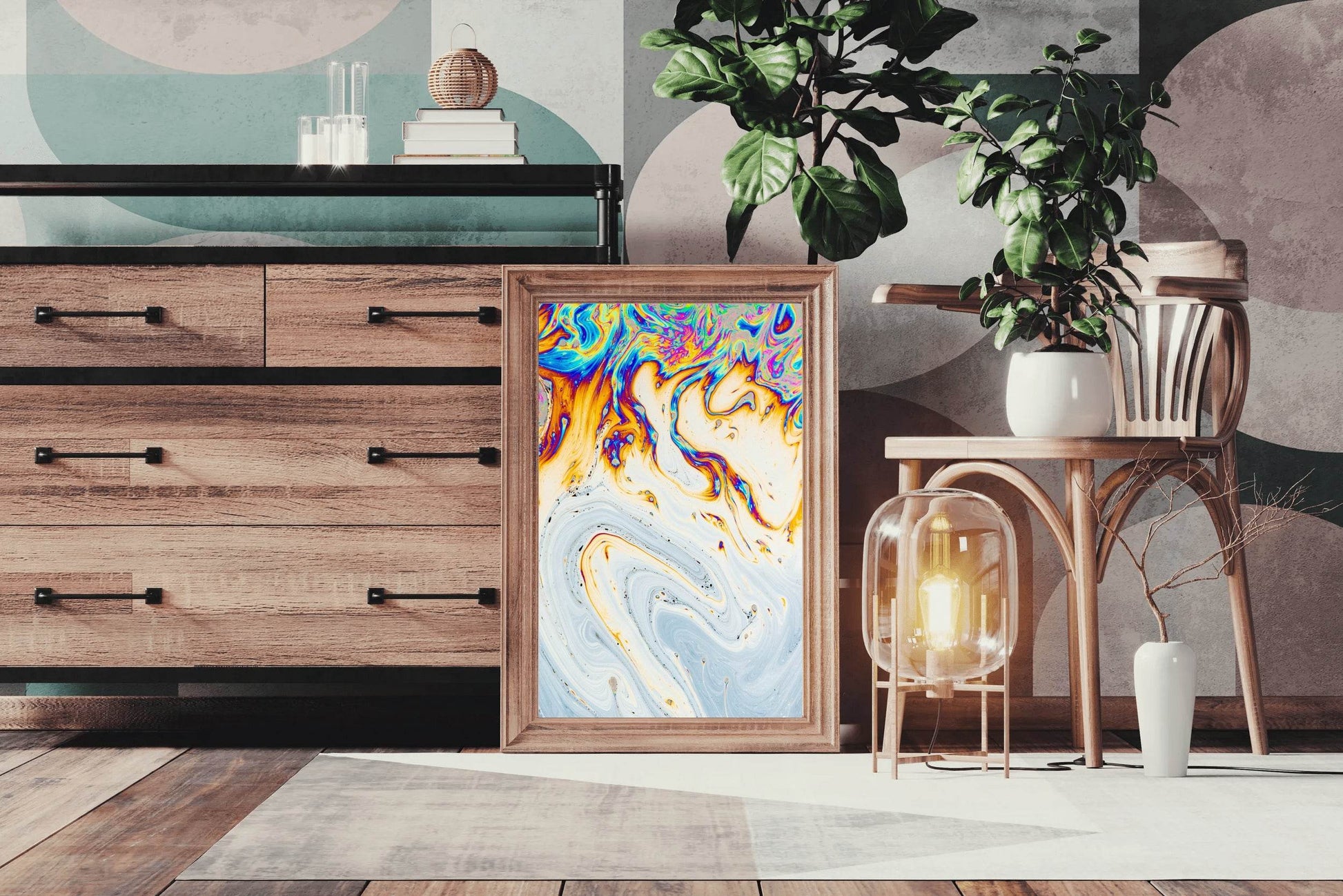 Liquid Marble Abstract Wall Art - beink online art store