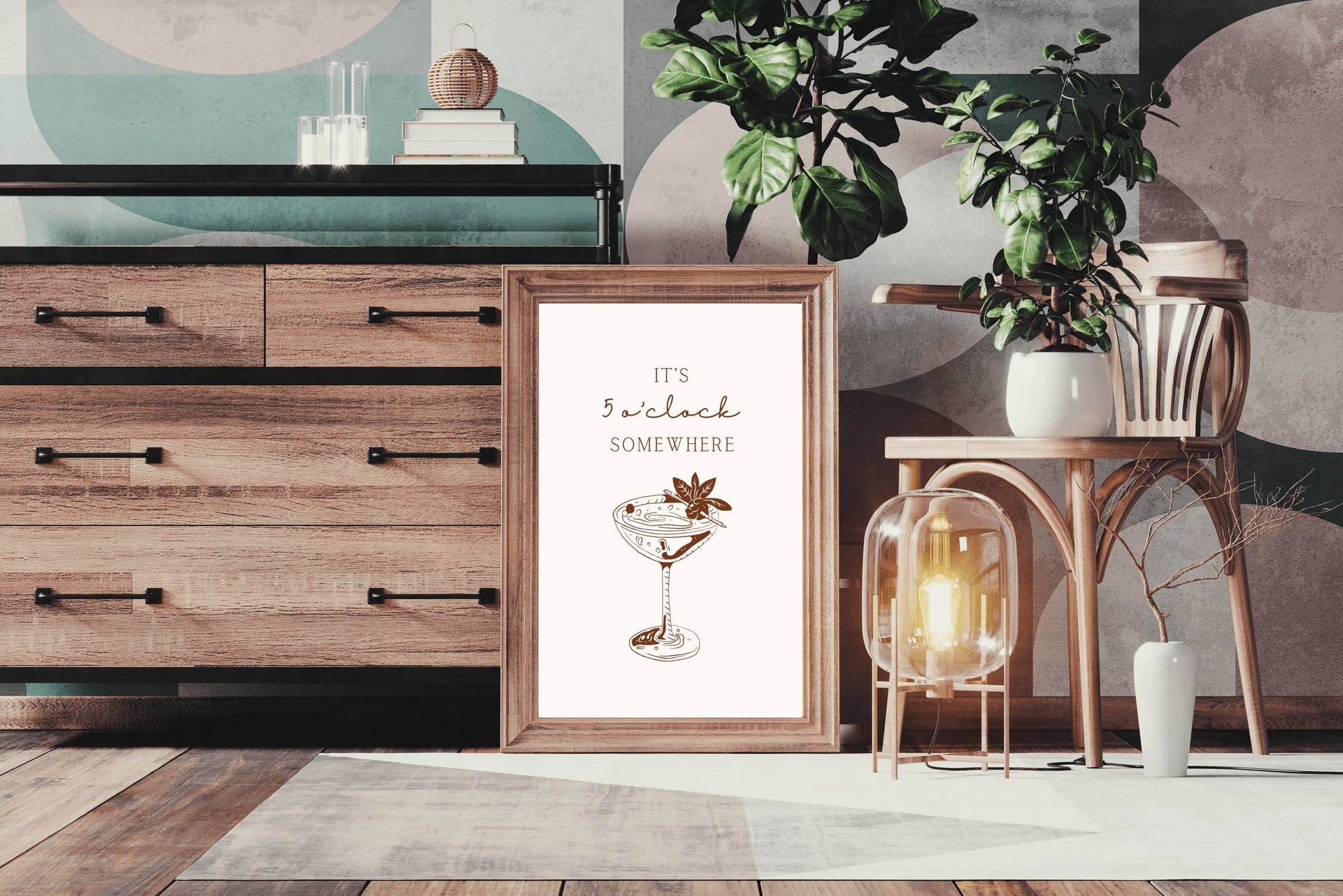 Chocolate Cocktail Wall Art - beink online art store