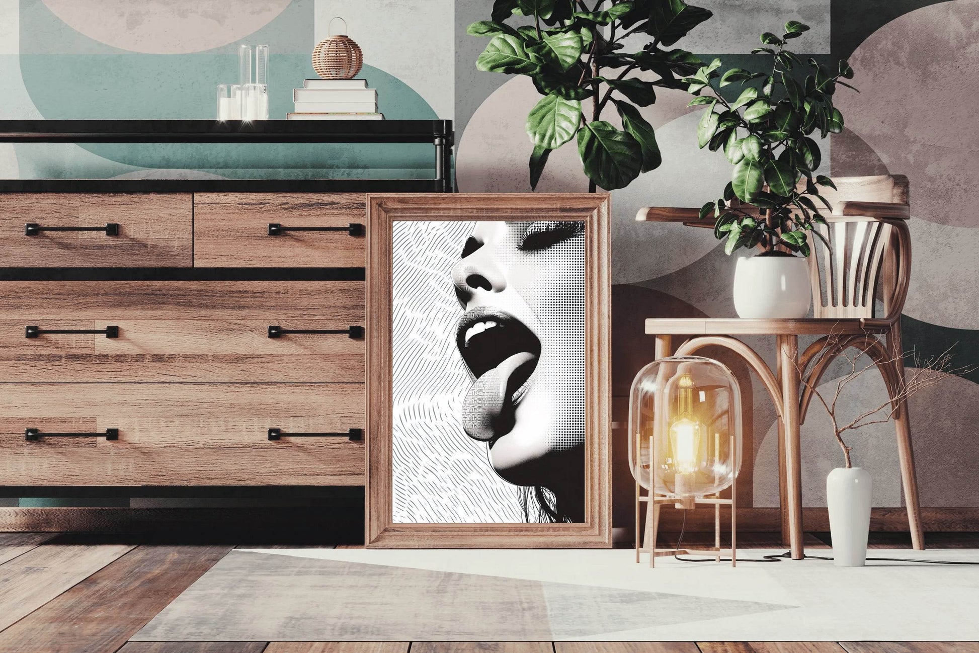 Graphic Glam Modern Wall Art - beink online art store