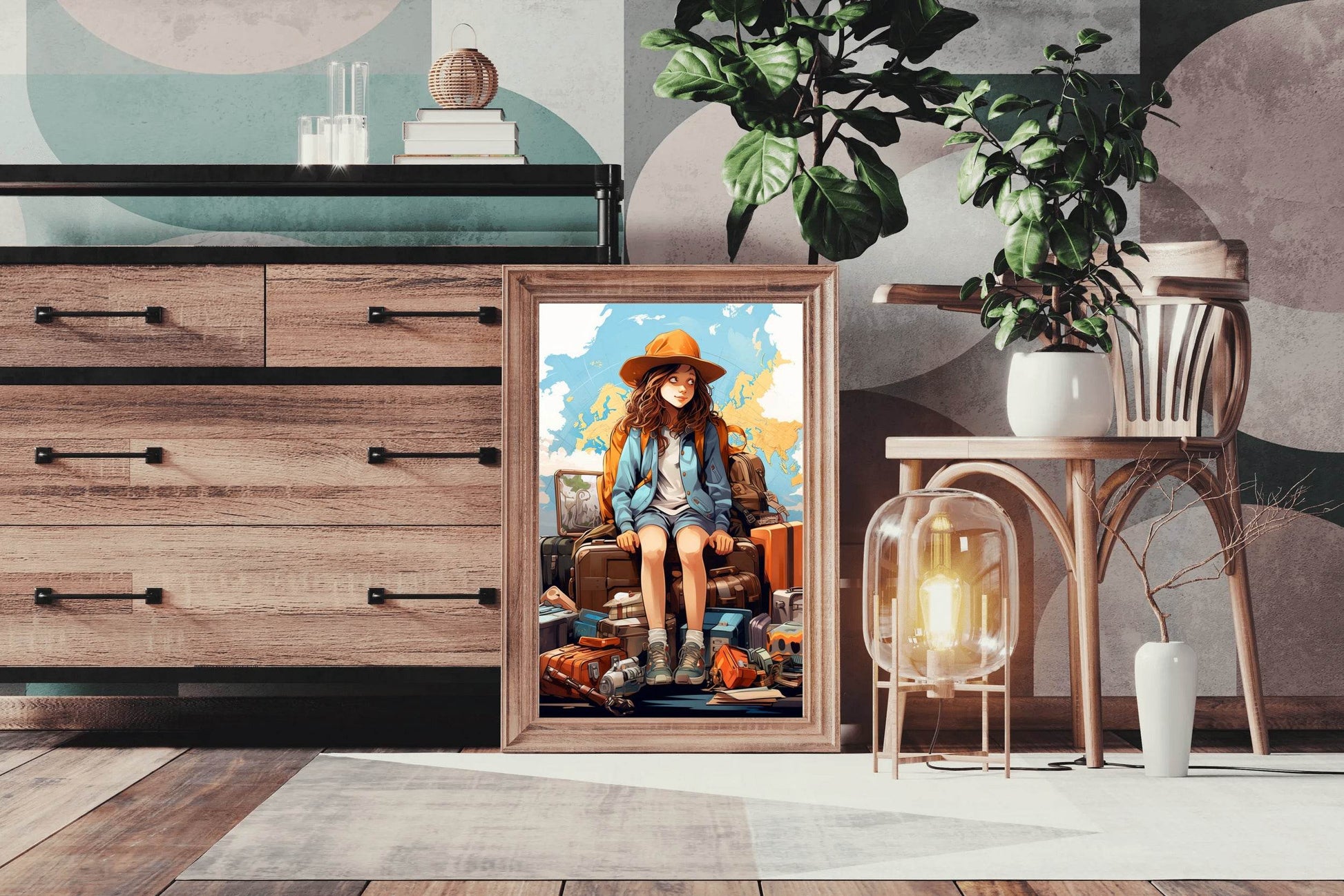 Adventure Anime Girls Anime Wall Art - beink online art store
