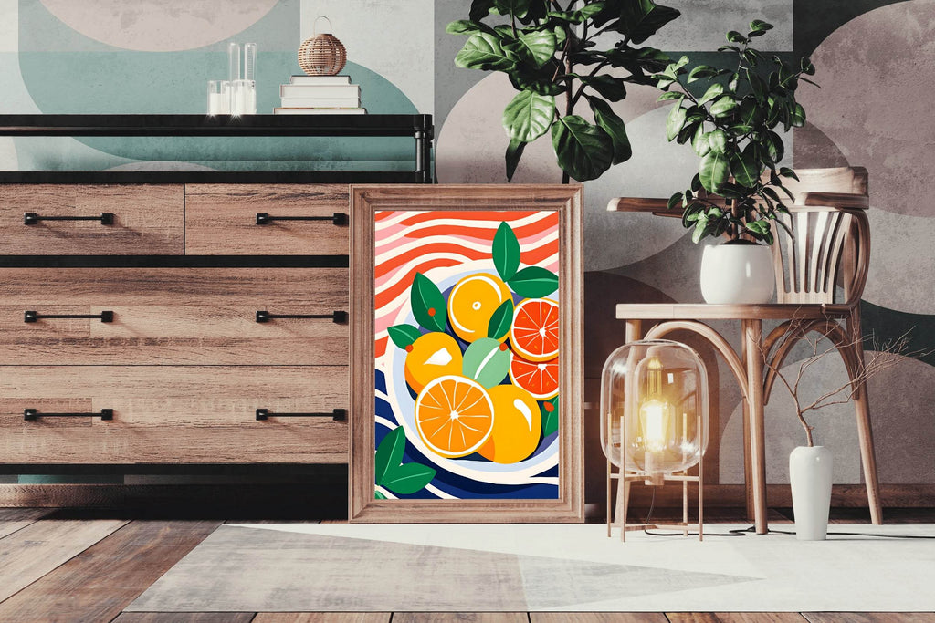 Red And Yellow Orange Painting - beink online art store
