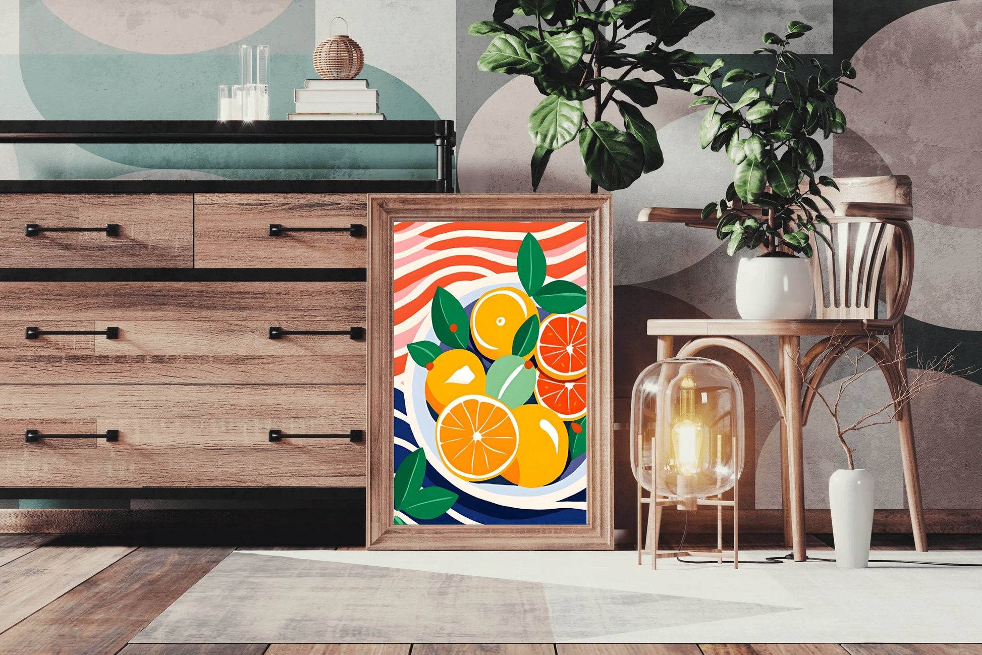 Red And Yellow Orange Painting - beink online art store