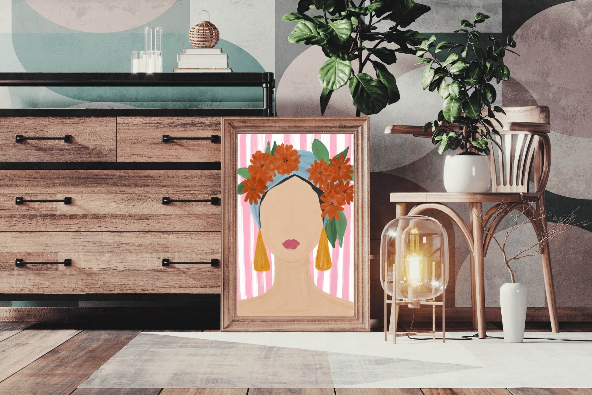 Painting A Woman Without A Face Wall Art - beink online art store