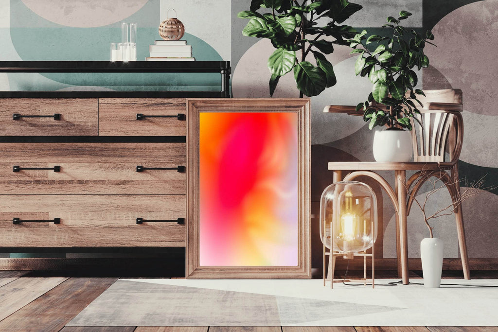 Fire Color Background Abstract Wall Art - beink online art store