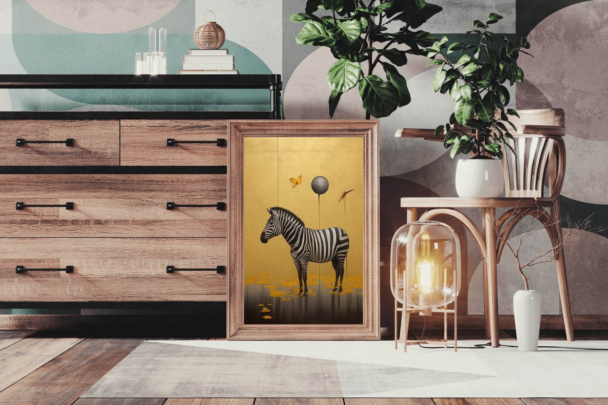 3D Painting of Zebra Animal Wall Art - beink online art store