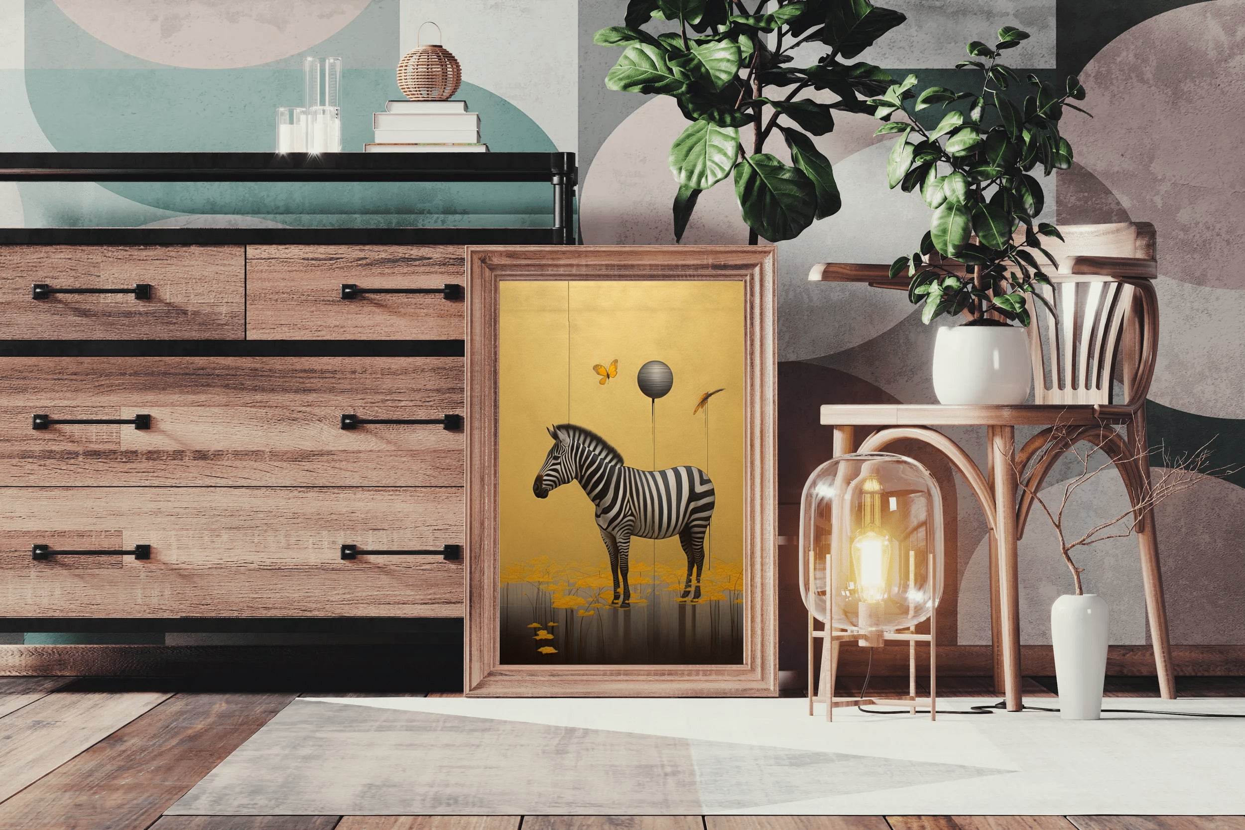3D Painting of Zebra Animal Wall Art - beink online art store
