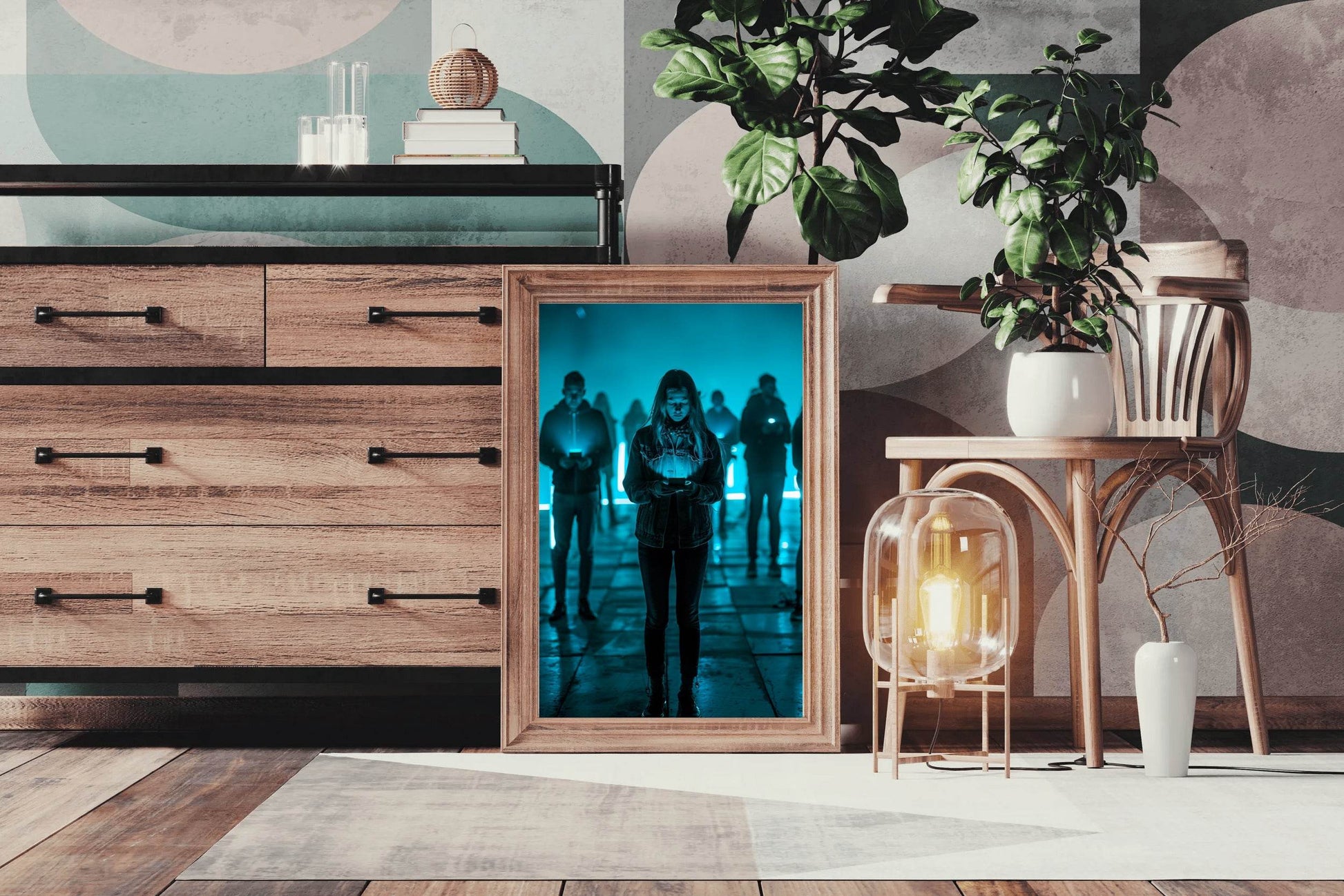 Phone Addicts Wall Art - beink online art store