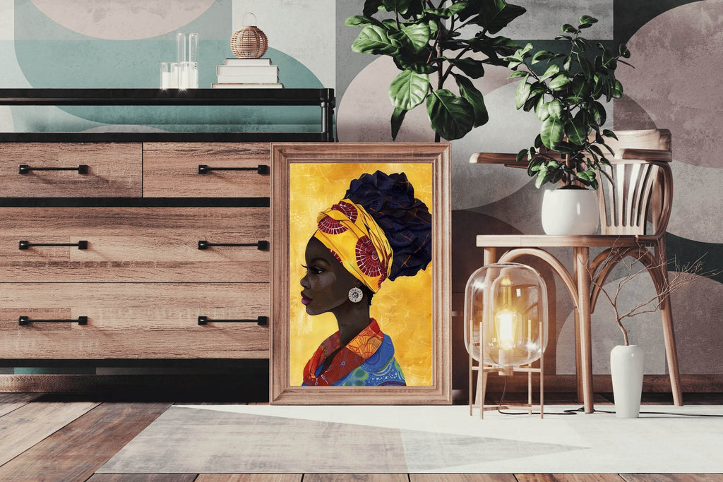 Modern African Women Wall Art - beink online art store