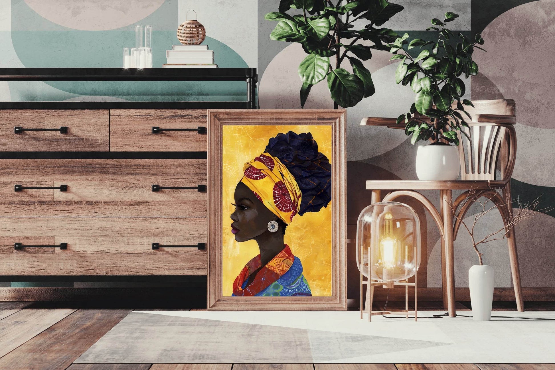 Modern African Women Wall Art - beink online art store