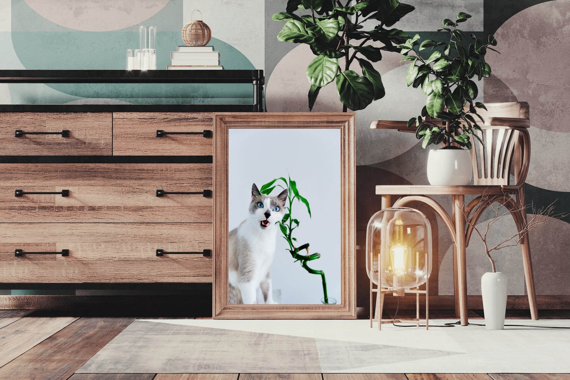 Siamese Cat Animal Wall Art - beink online art store