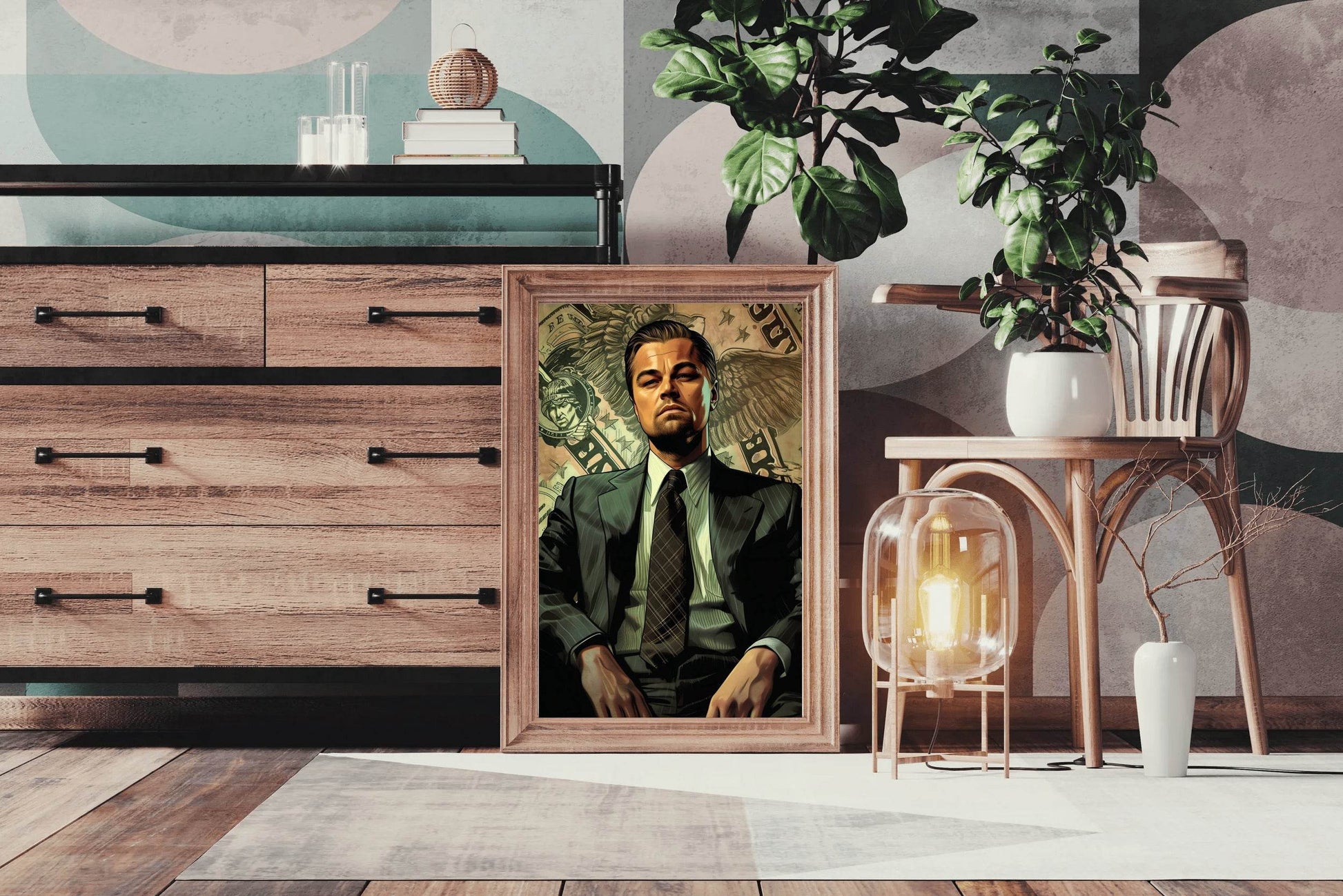 Leonardo DiCaprio Rich Look Wall Art - beink online art store