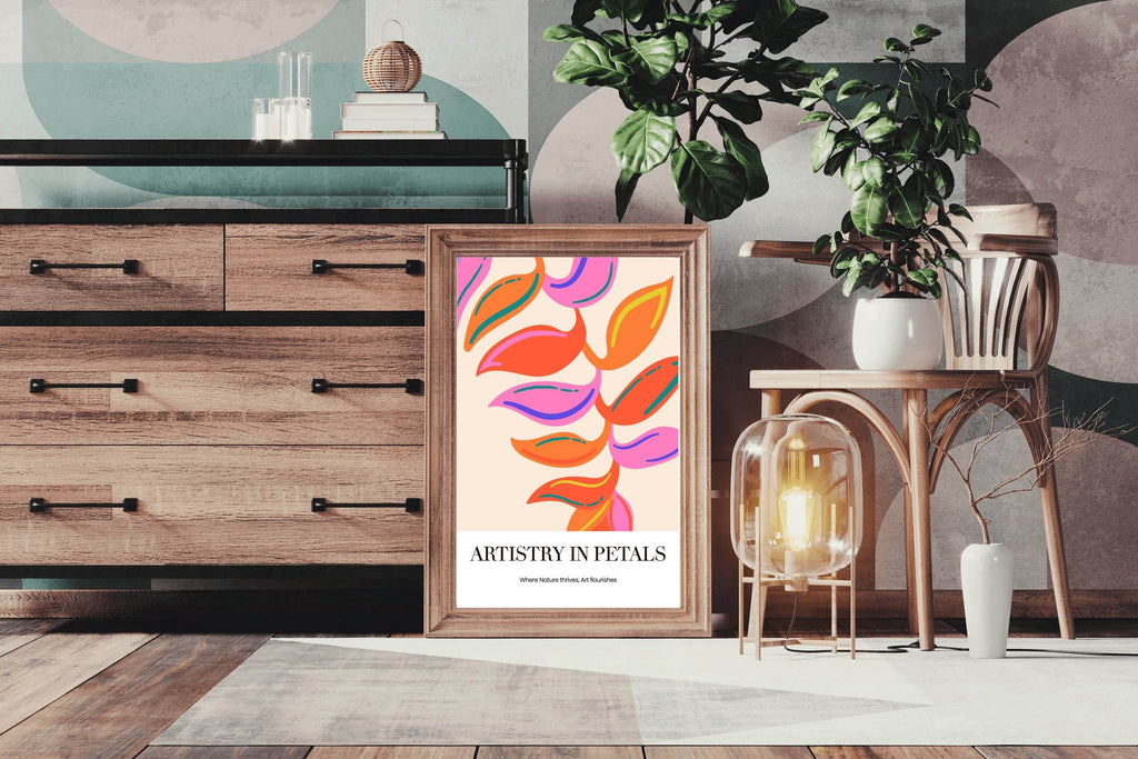 Tropical Leaf Painting Wall Art - beink online art store