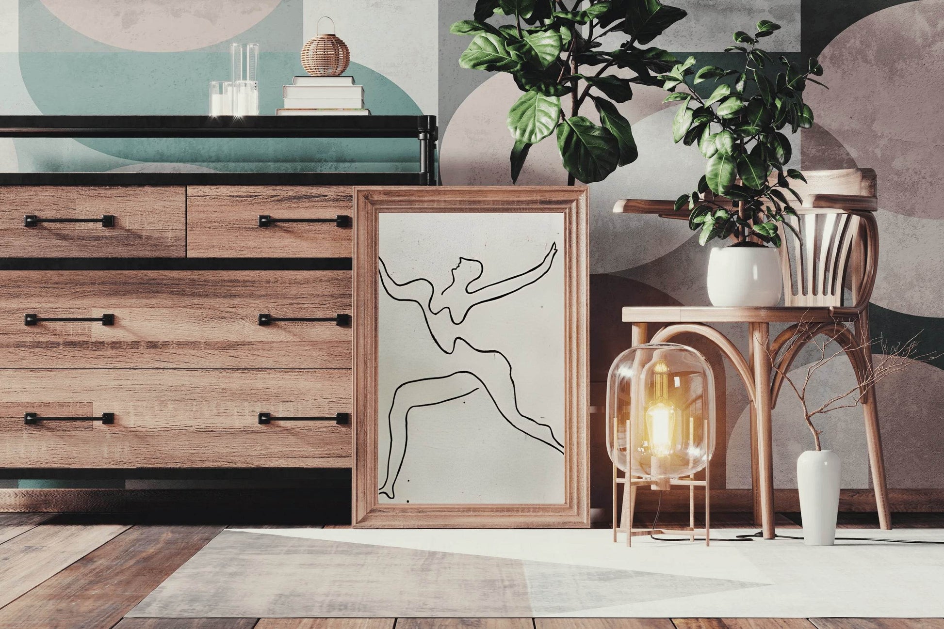 Dynamic Dancer Modern Wall Art - beink online art store