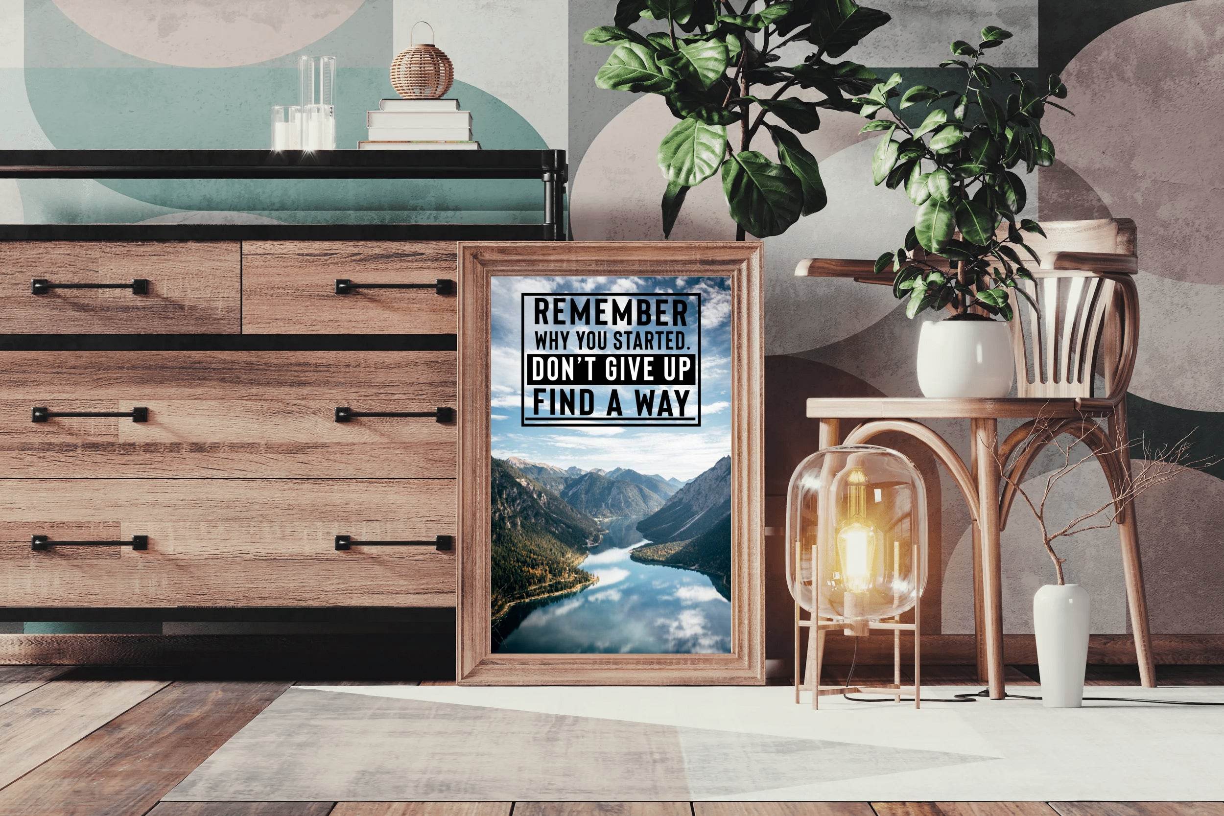 Don't Give Up Motivational Wall Art - beink online art store