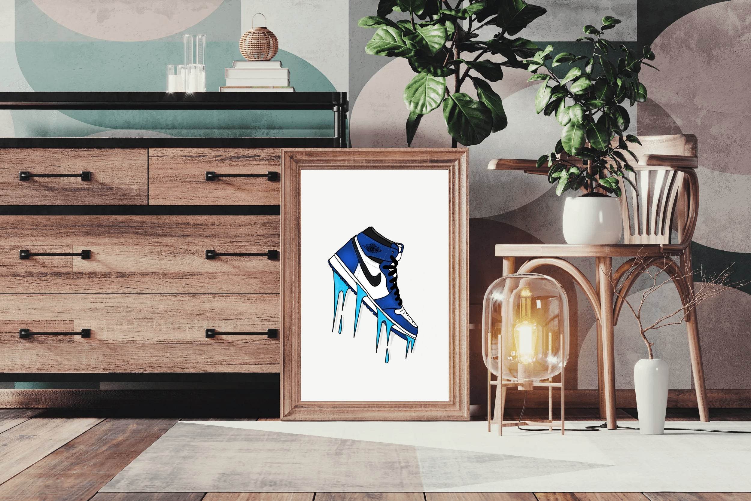 Nike Shoe Abstract Wall Art - beink online art store