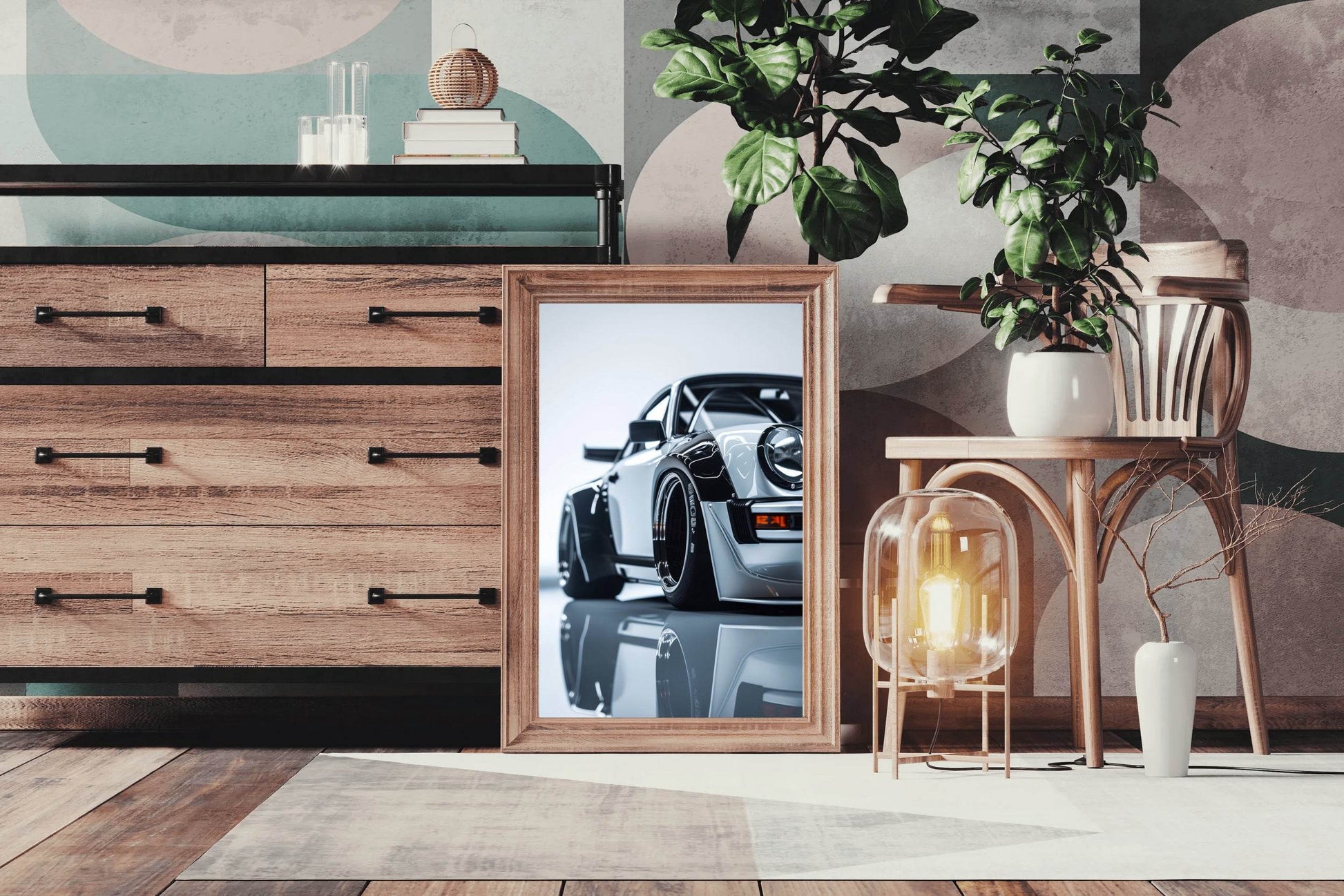 Porsche 911 Sport Widebody Wall Art - beink online art store