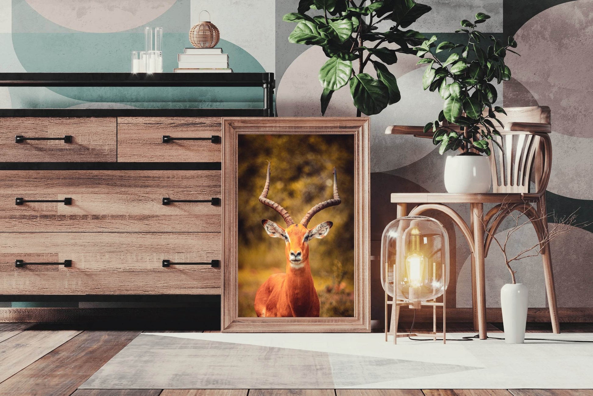 Impala Animal Wall Art - beink online art store