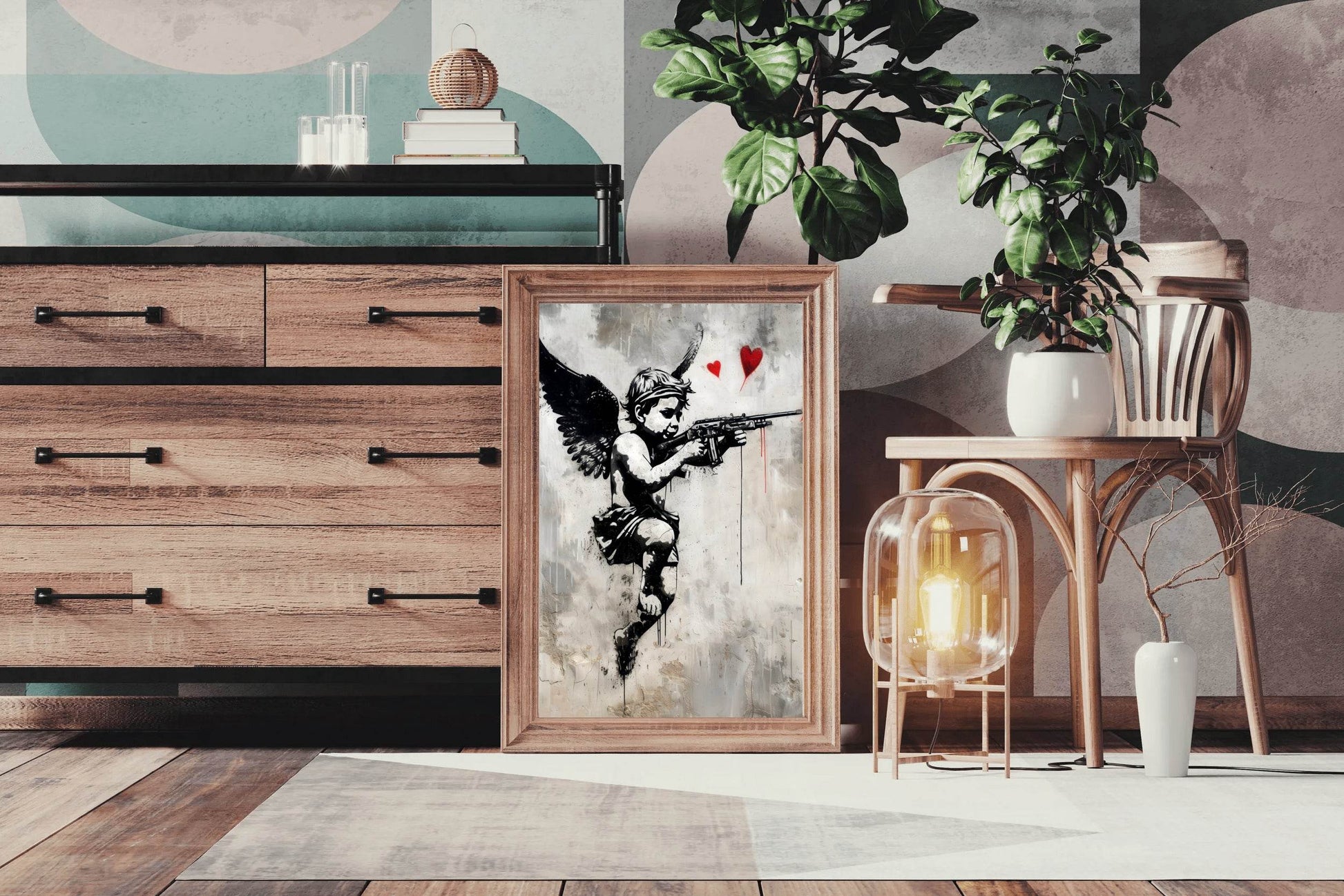 Angelic Warfare Wall Art - beink online art store