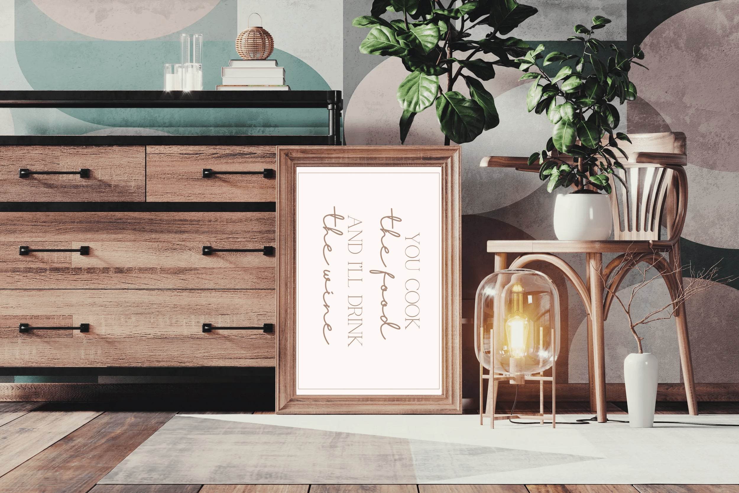 You Cook and I'll Drink The Wine - beink online art store