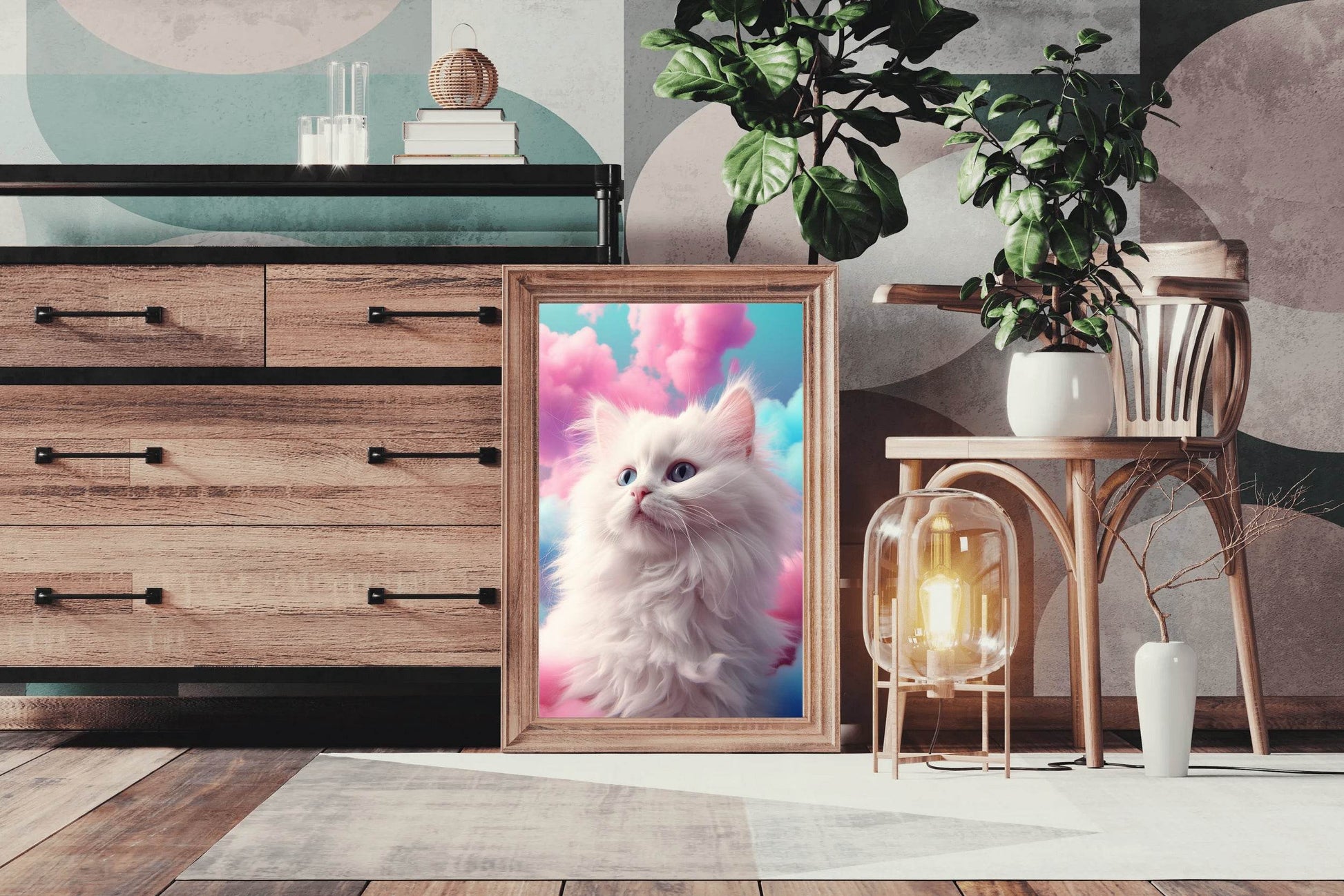 Persian Cat Animal Wall Art - beink online art store