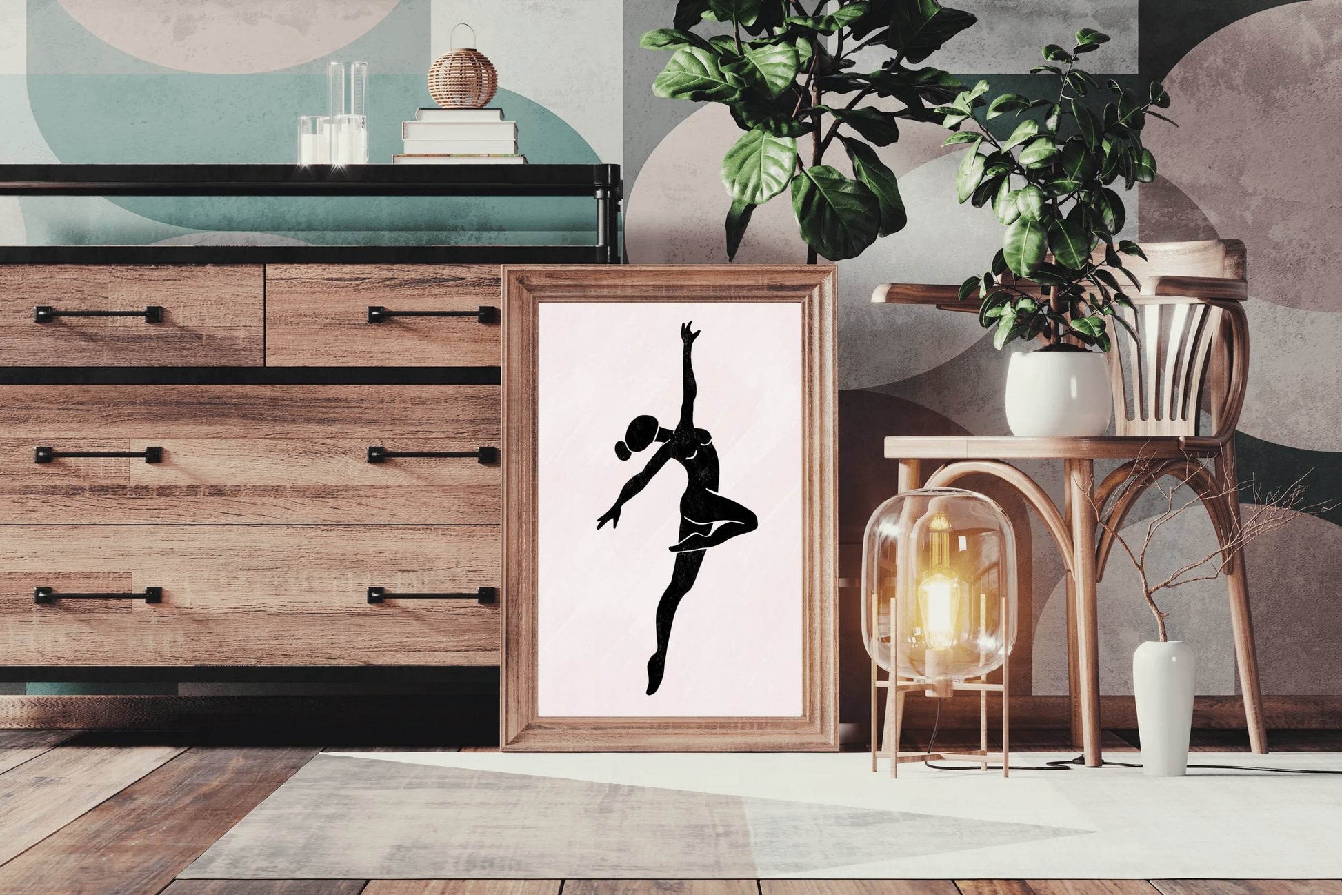 Black and White Dance Wall Art - beink online art store
