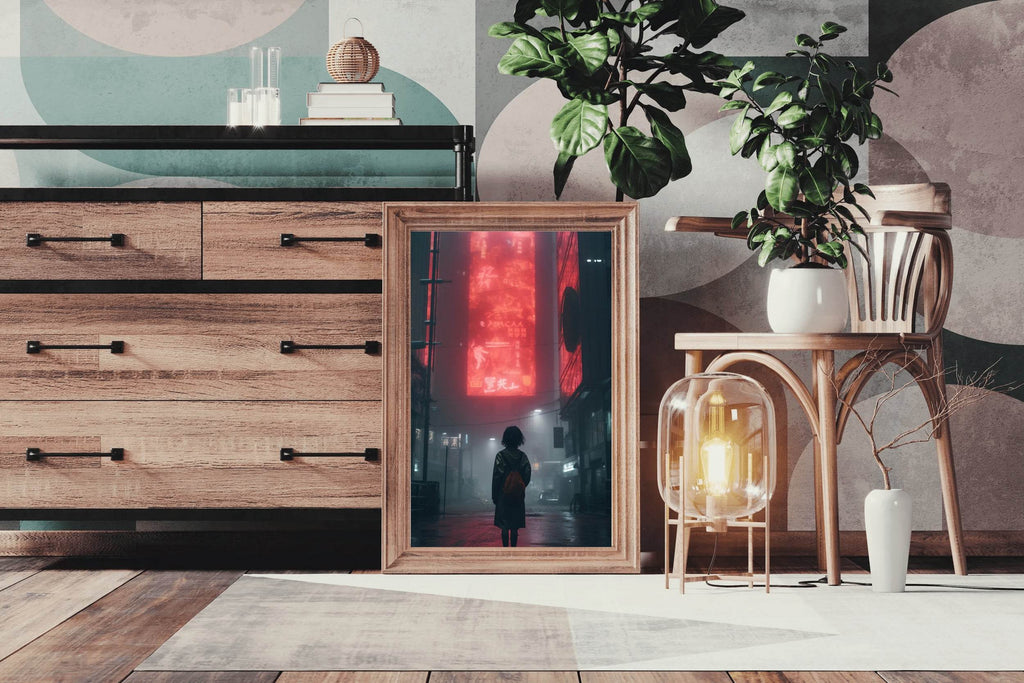 Chinatown At Night Wall Art - beink online art store