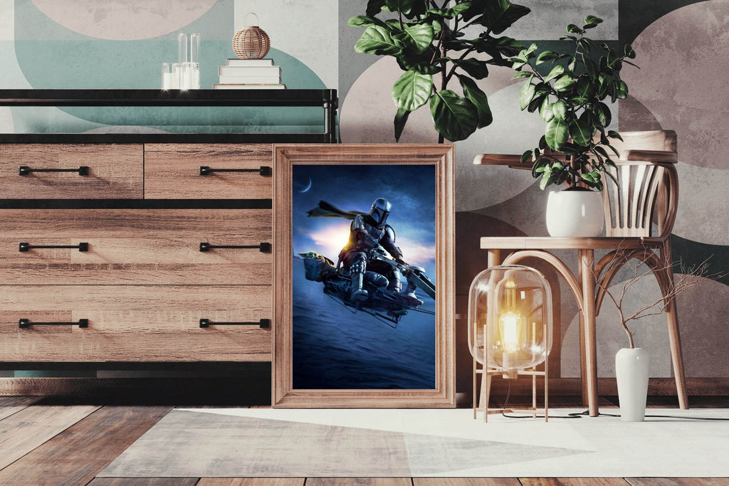 The Mandalorian Wall Art - beink online art store