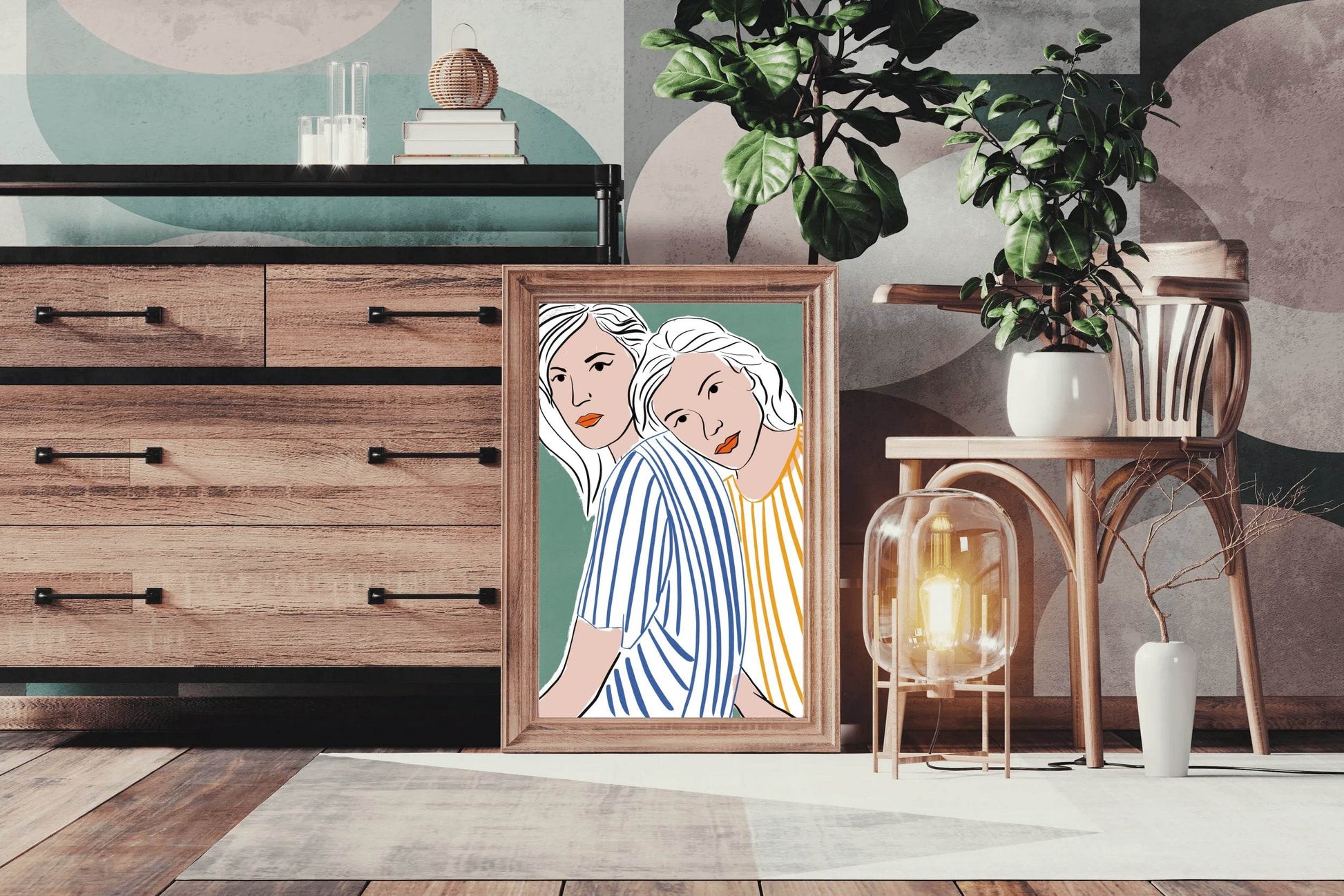 Contemporary Female Wall Art - beink online art store