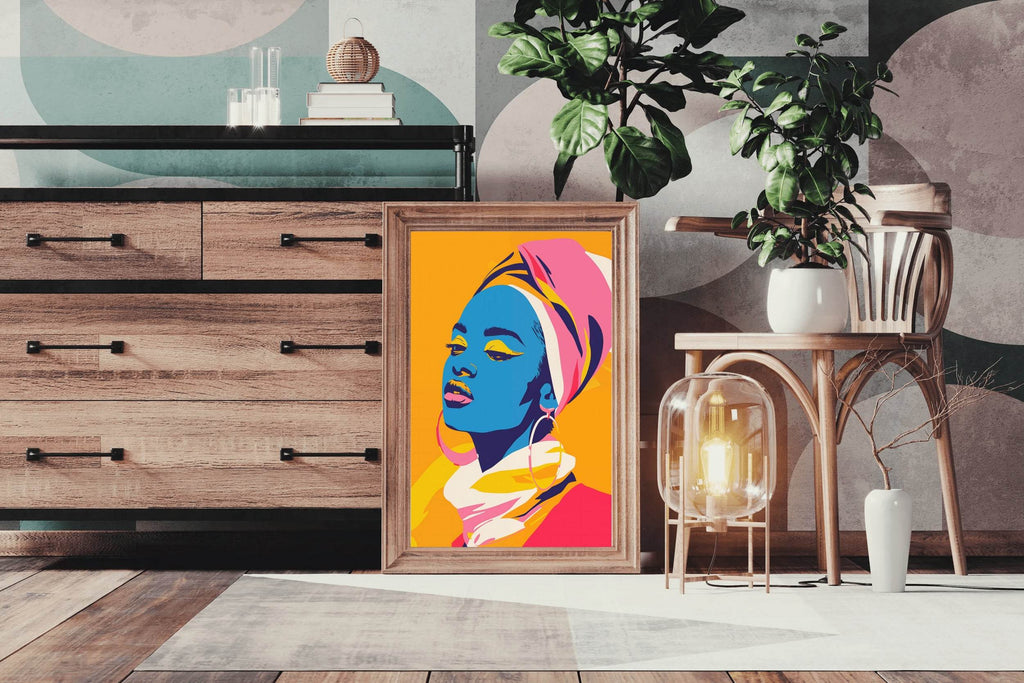 Abstract Woman Wall Art - beink online art store