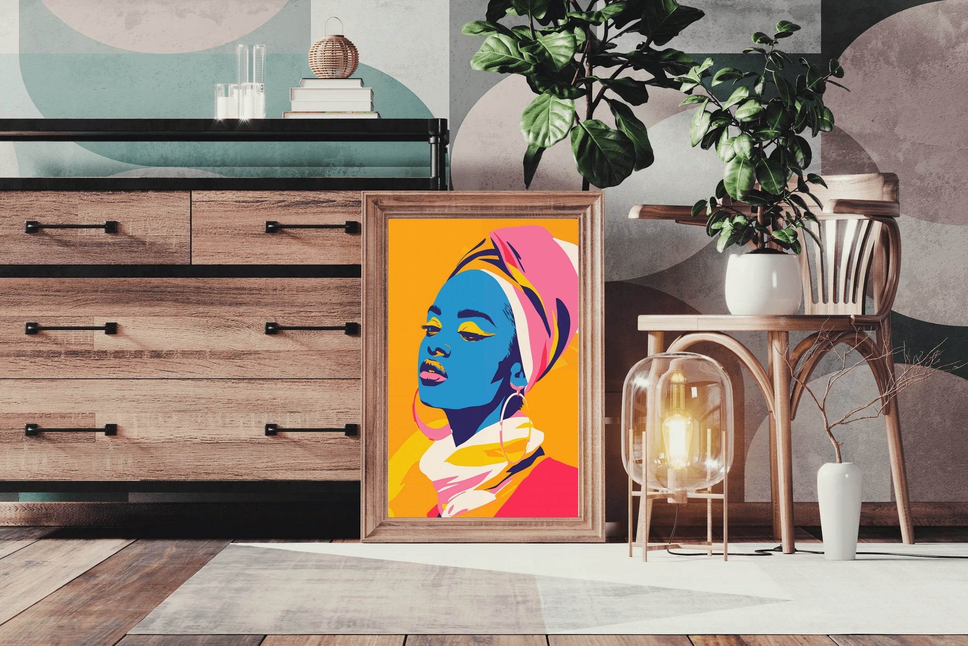 Abstract Woman Wall Art - beink online art store