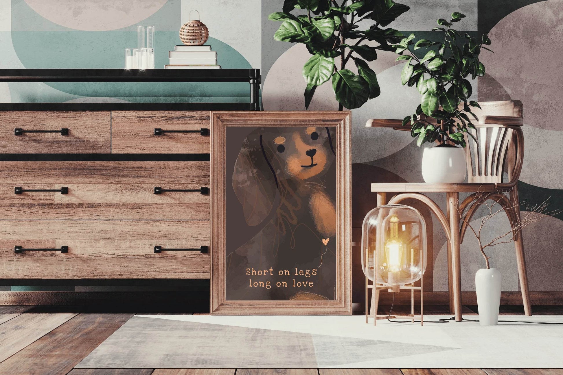 Watercolor Teddy Bear Wall Art - beink online art store