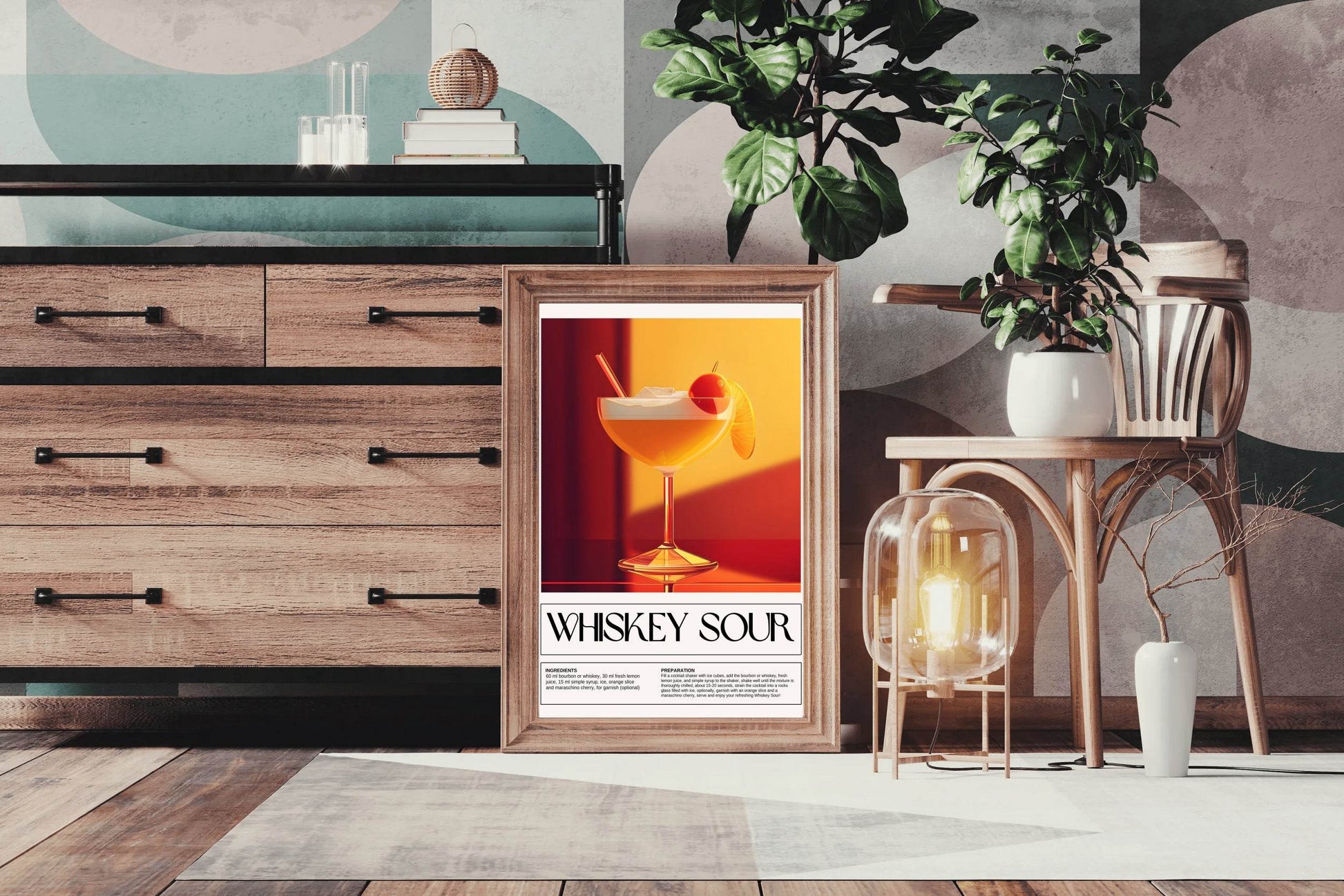 Whisky Sour Wall Art - beink online art store