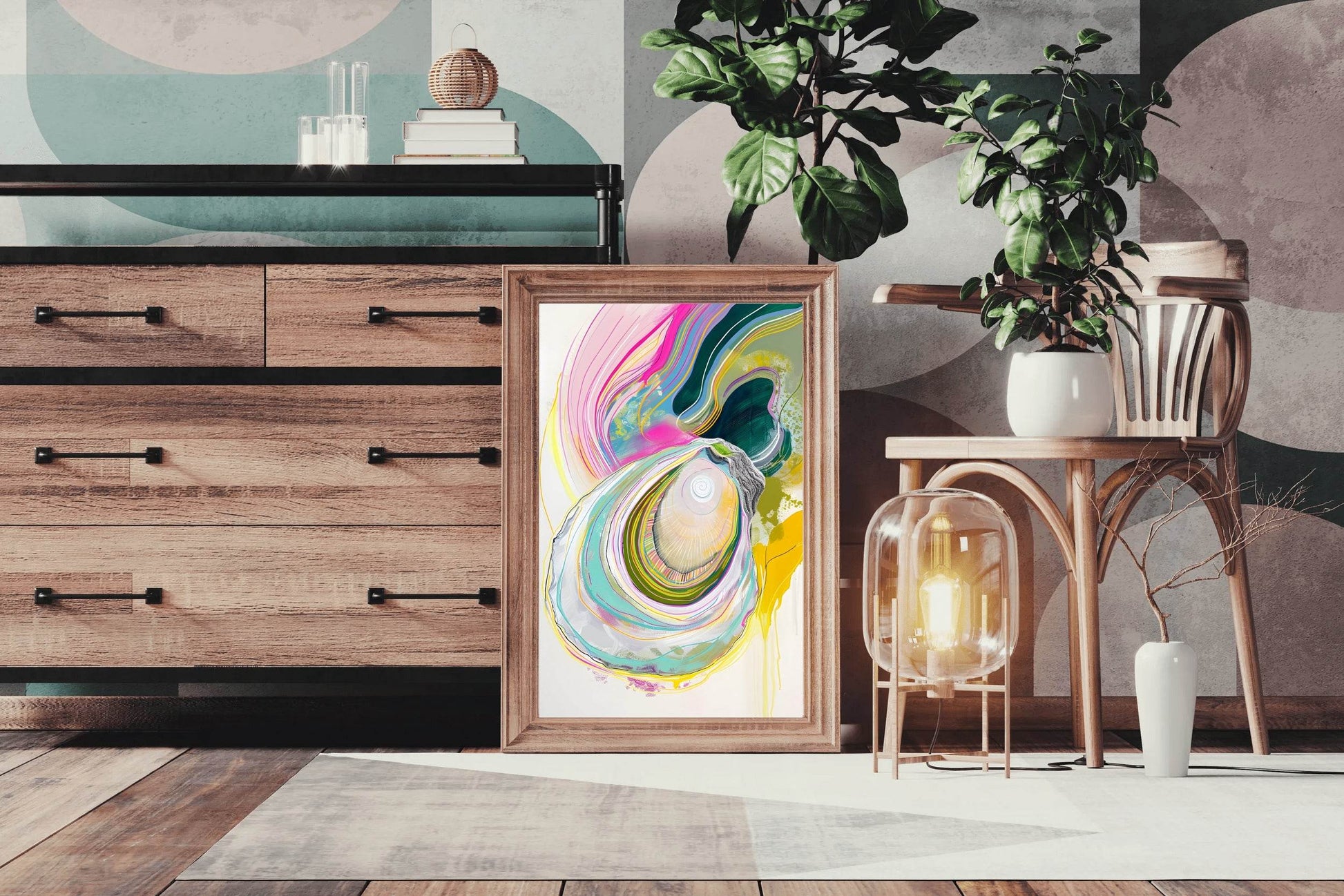 Colorful Watercolor Abstract Digital Art - beink online art store