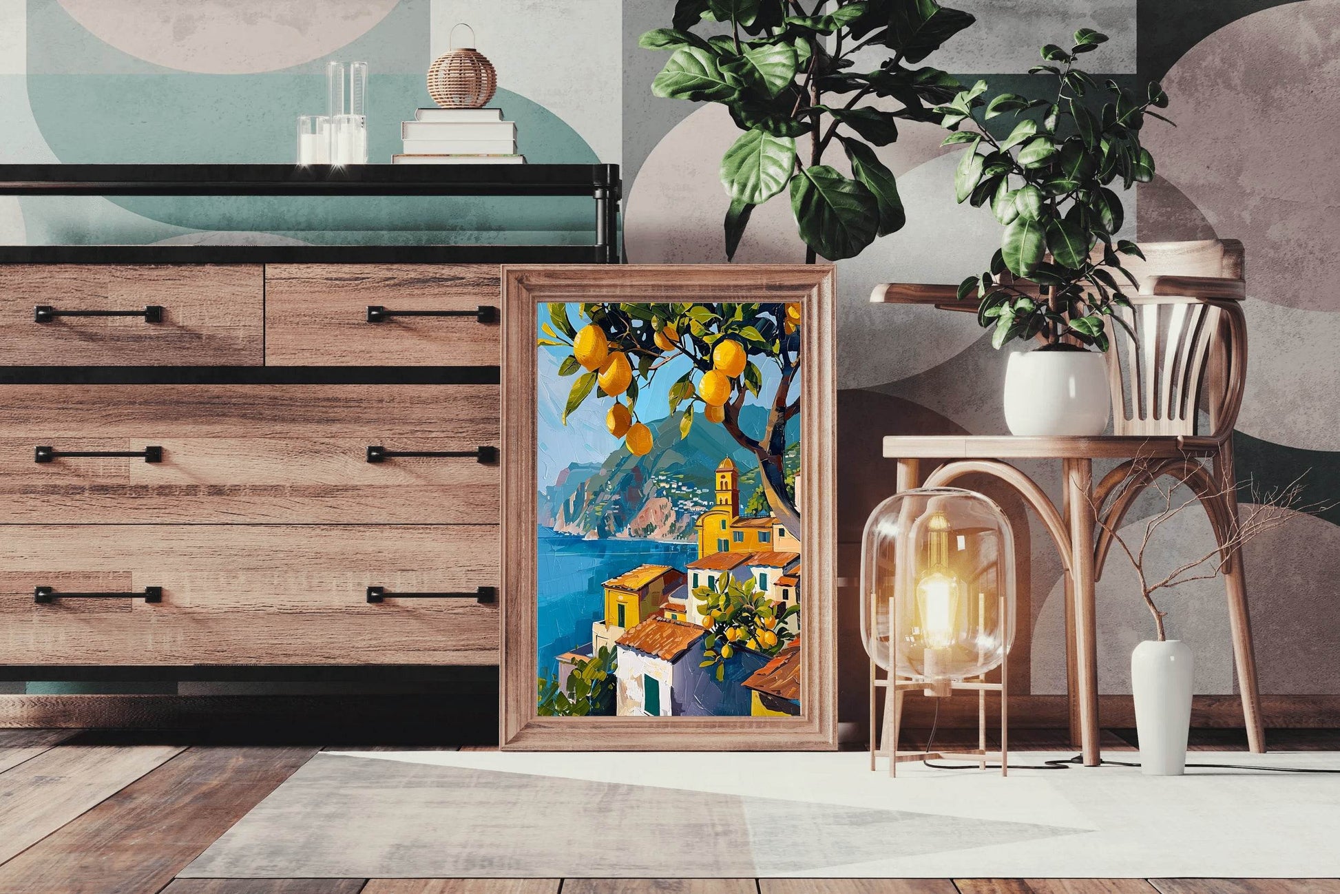 Painting Lemon Tree On The Island - beink online art store
