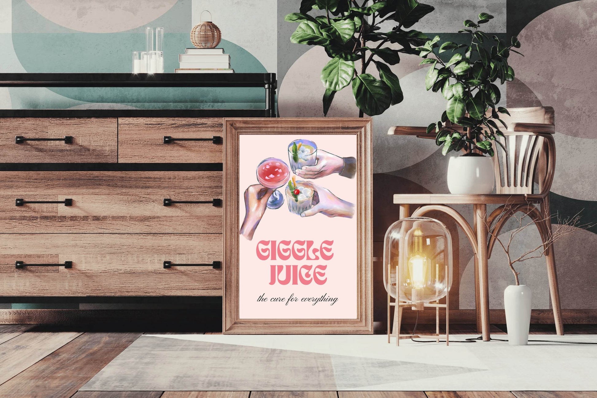 Giggle Juice Wall Art - beink online art store