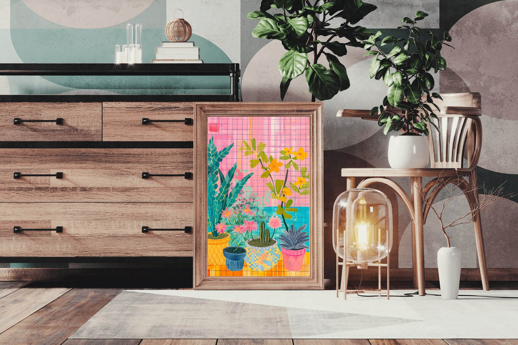 Potted Paradise Digital Art - beink online art store