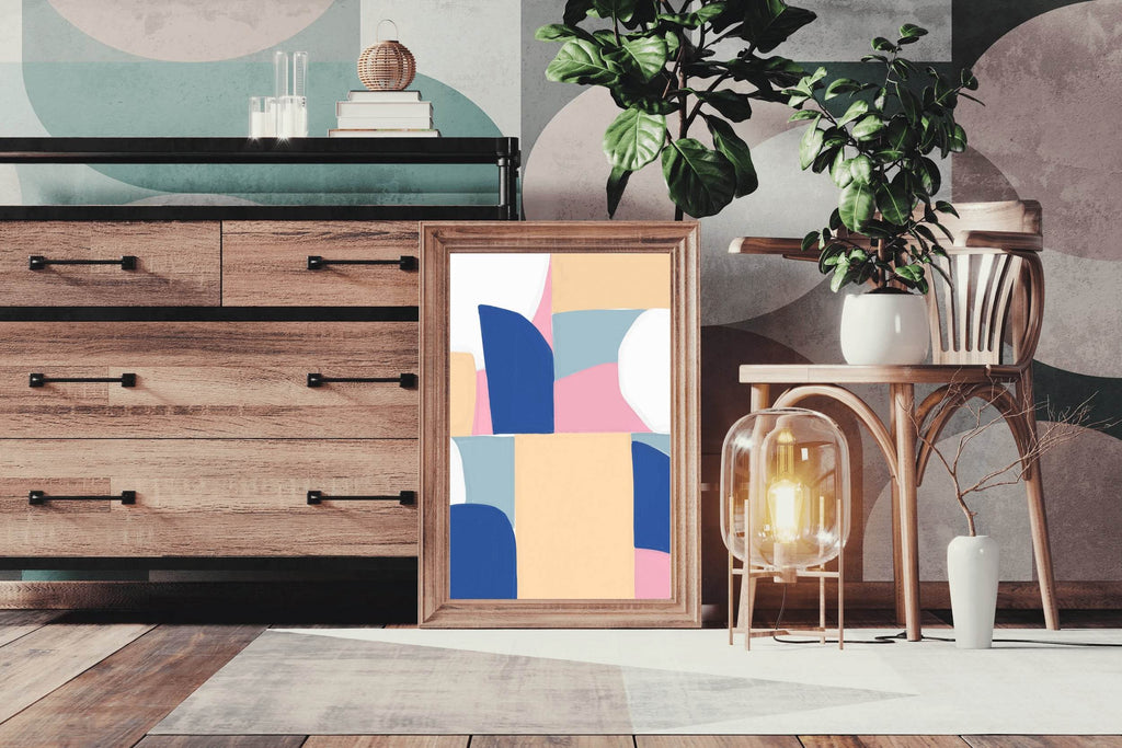 Abstract Geometric Shapes Wall Art - beink online art store