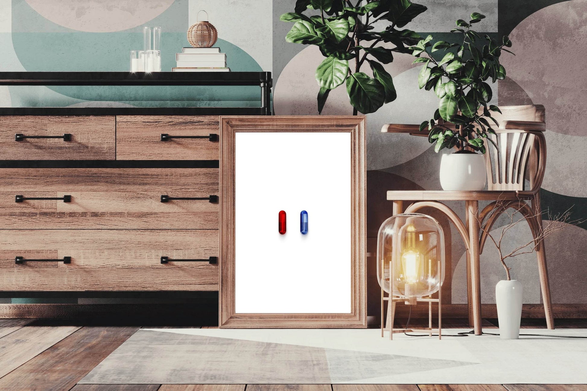 THE MATRIX Red and Blue Pill Wall Art - beink online art store