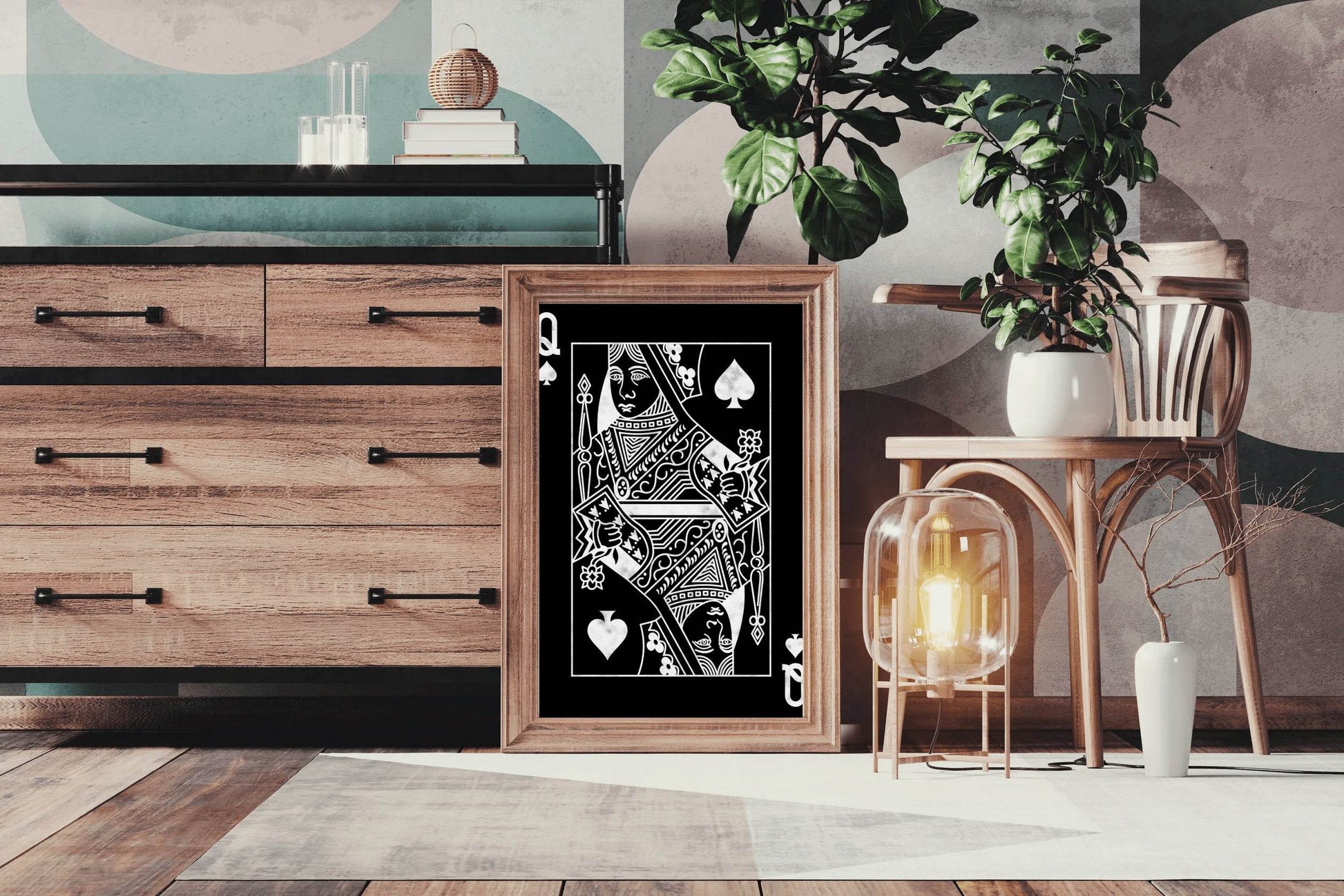 Queen of Spades Wall Art - beink online art store