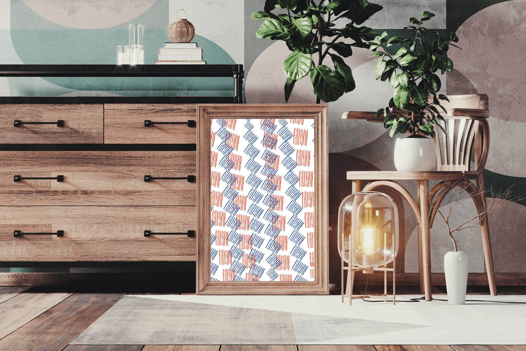 Vector Geometric Pattern Wall Art - beink online art store