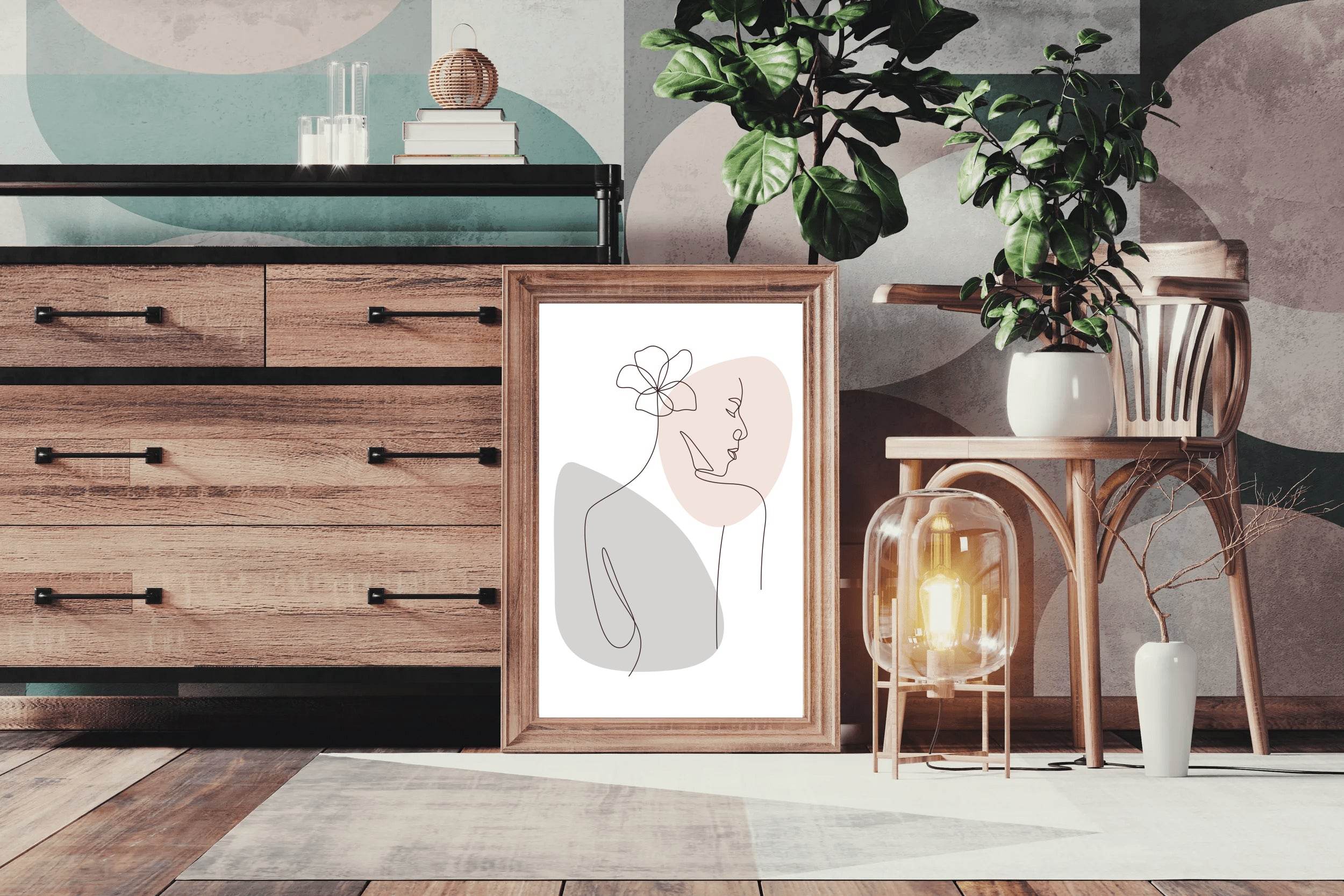 Beautiful Woman's Back Wall Art - beink online art store