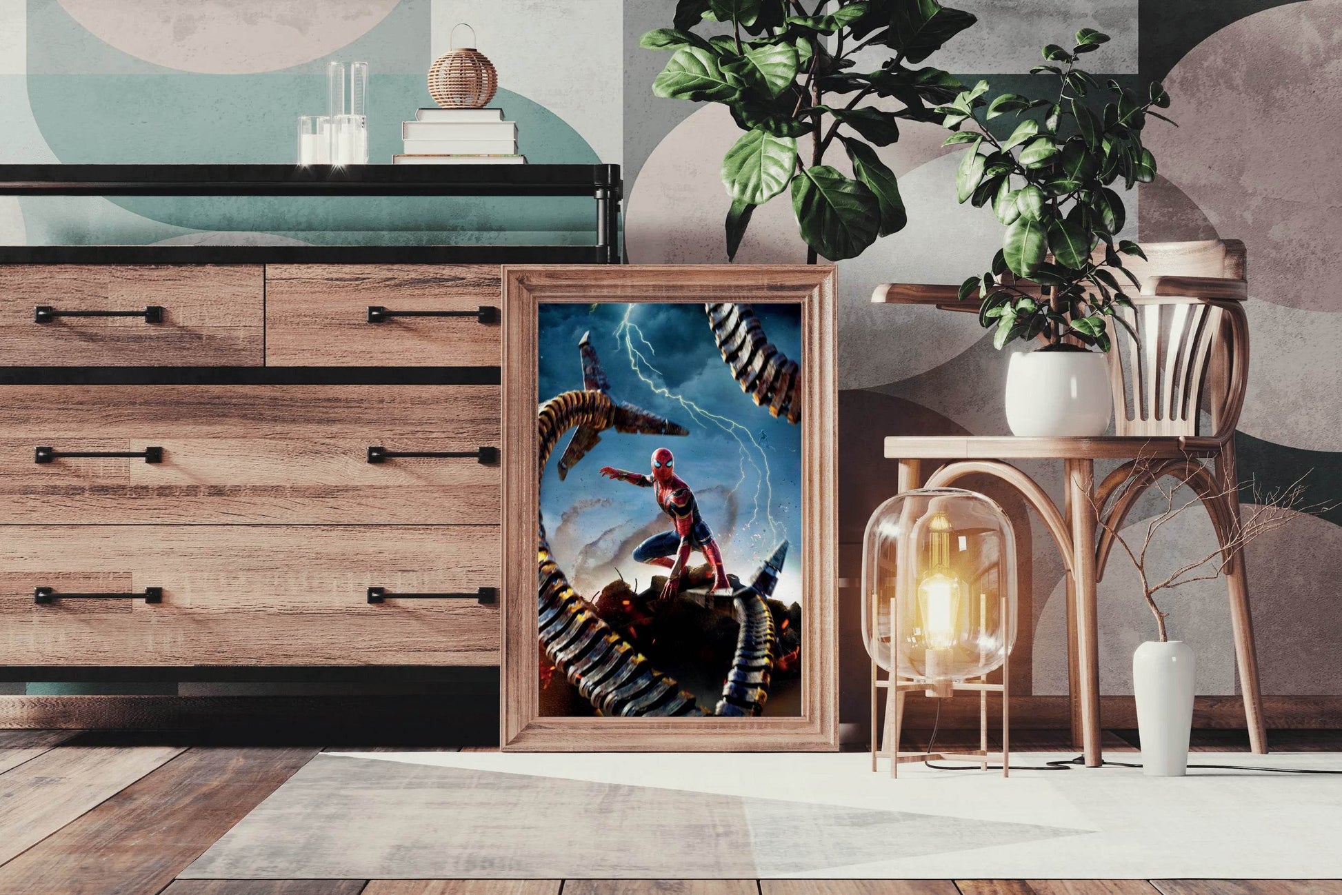 Spider-Man: No Way Home A Battle Across Universes Wall Art - beink online art store
