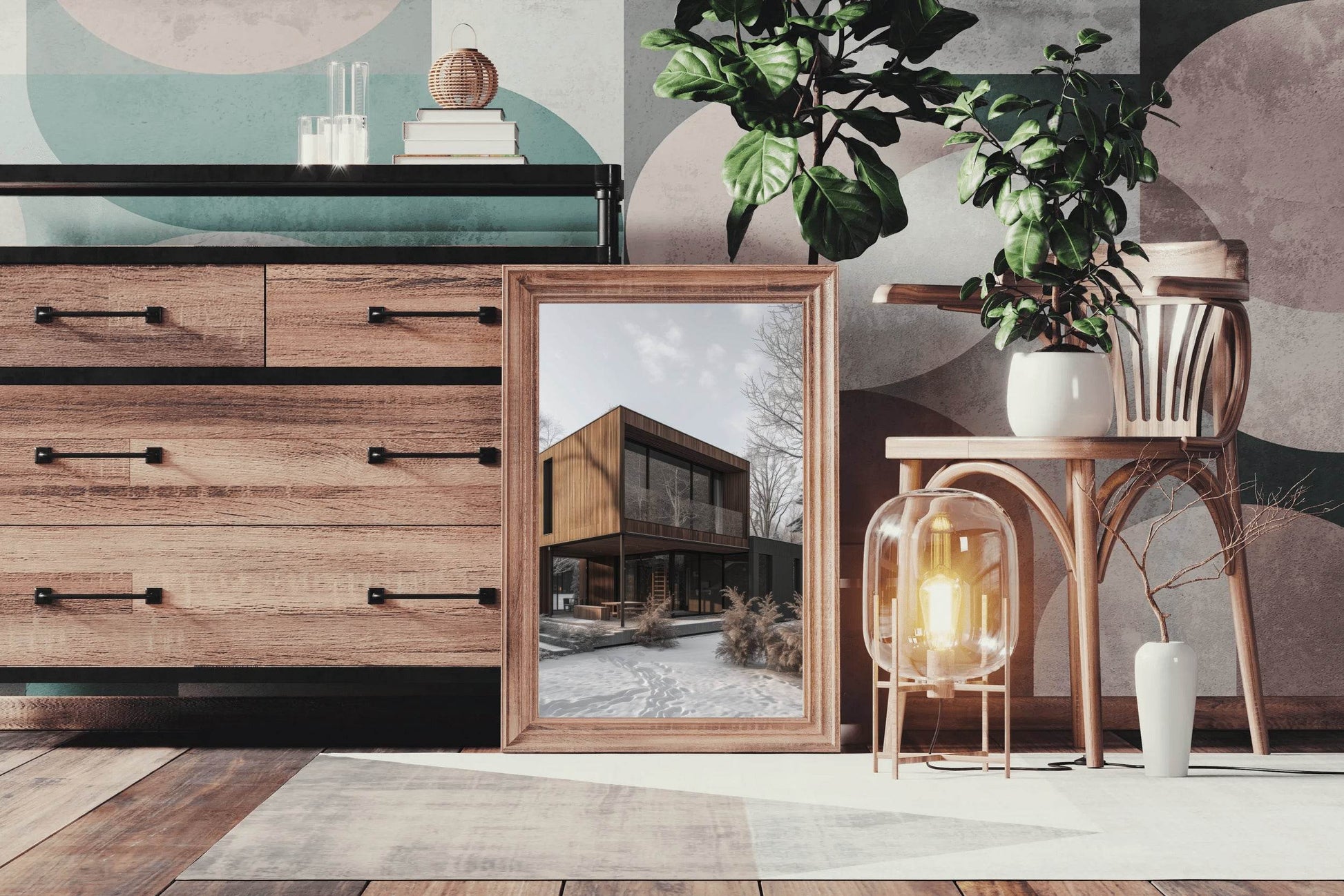 Farnsworth House Wall Art - beink online art store