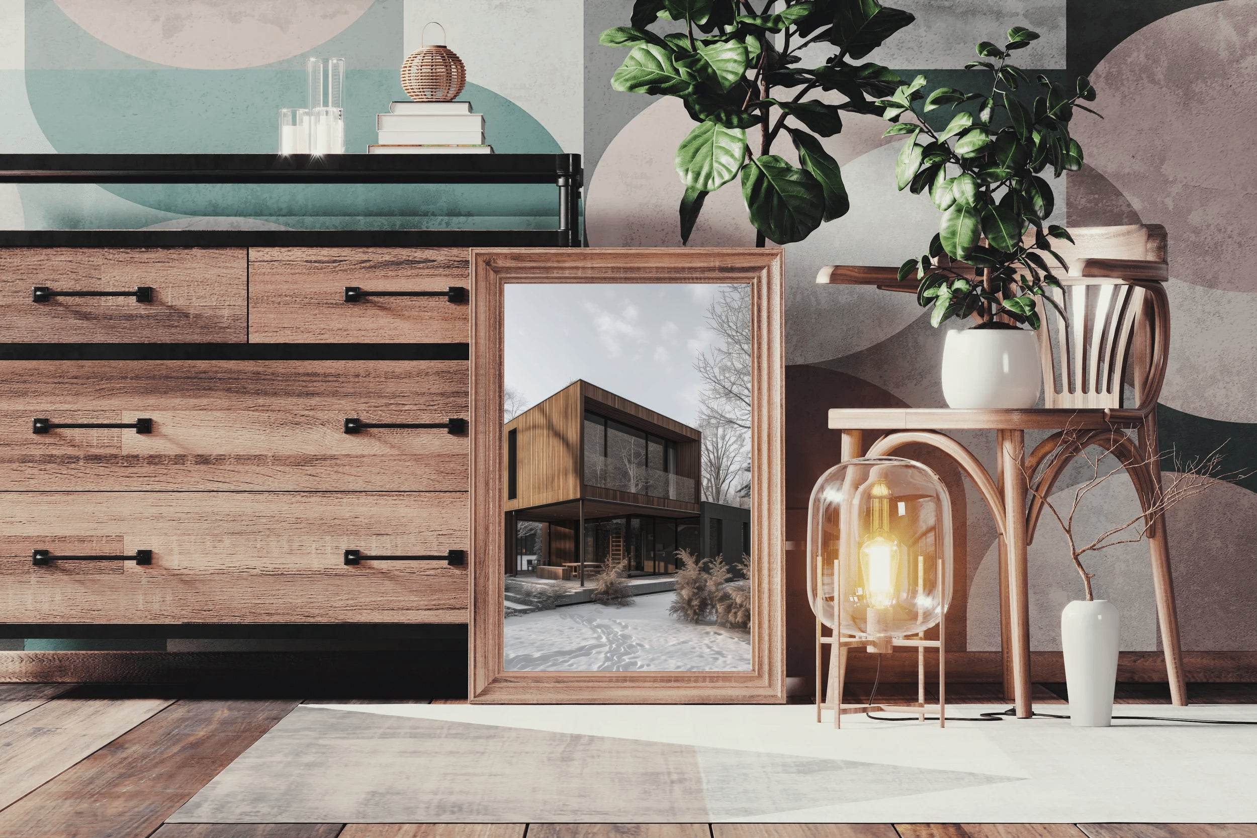 Farnsworth House Wall Art - beink online art store