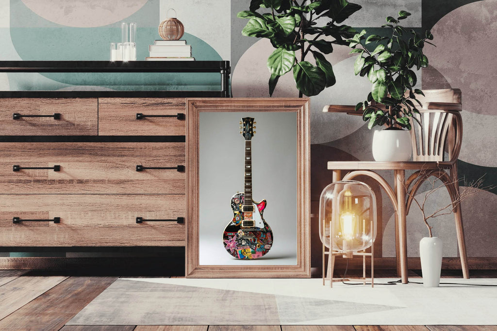 JSA Model Electric Guitar Wall Art - beink online art store